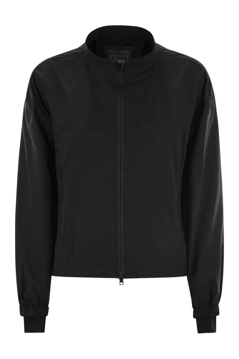 HERNO Lightweight Bomber Jacket with Zip - Boxy Fit