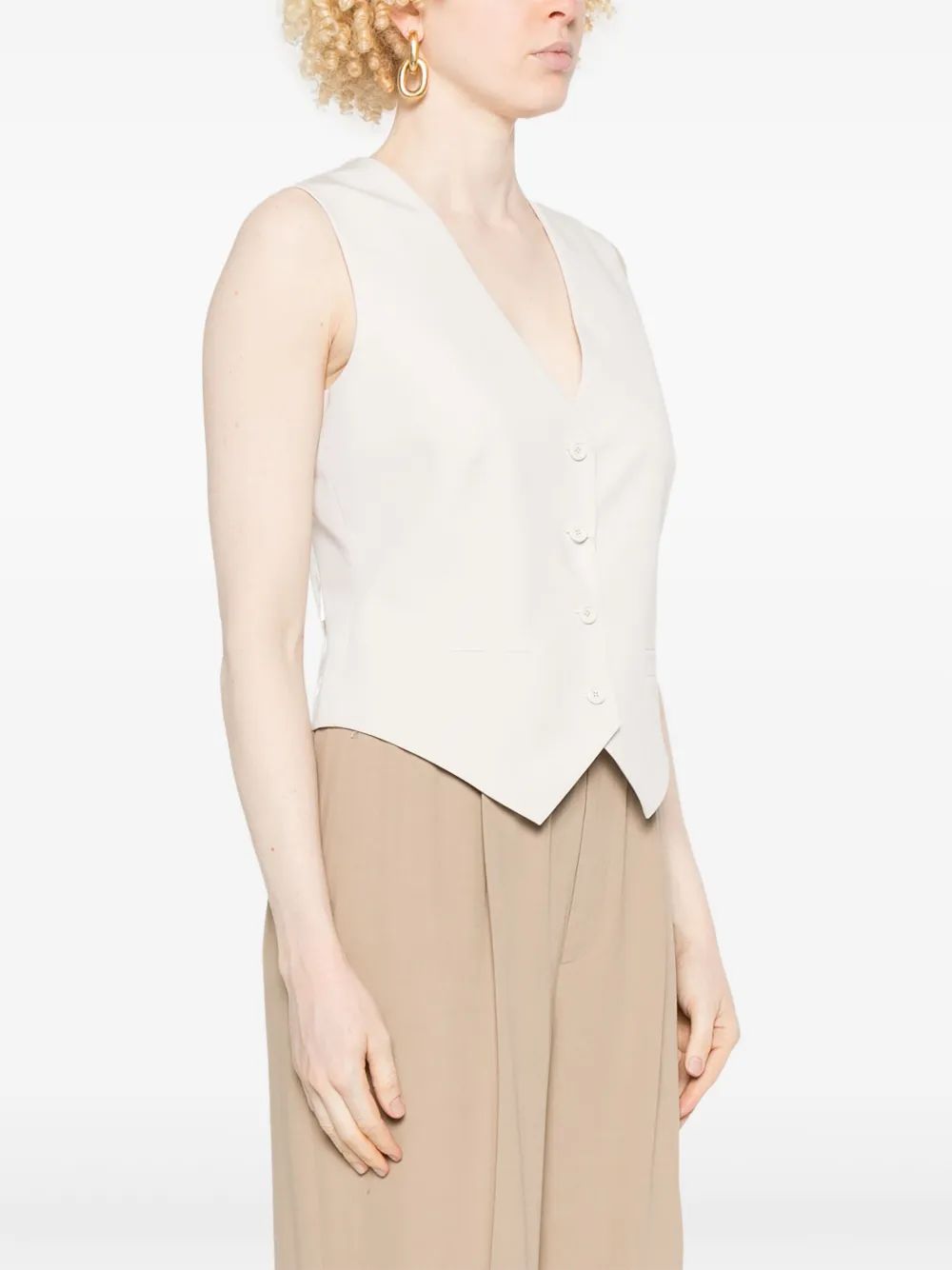 HERNO Women's Elegant Blazer Gilet