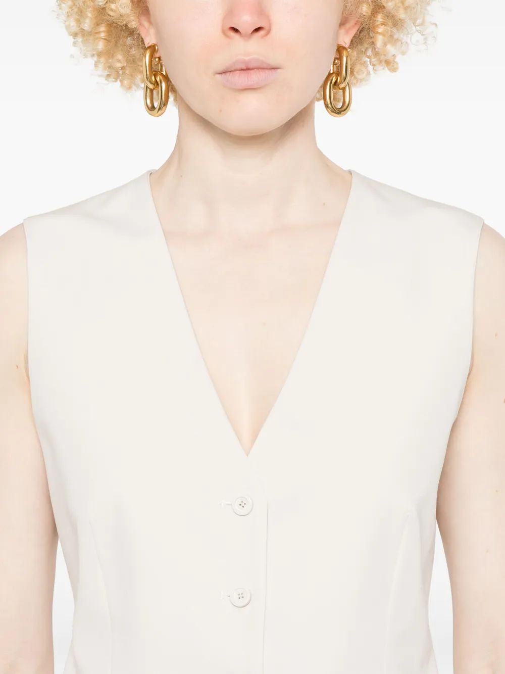 HERNO Women's Elegant Blazer Gilet