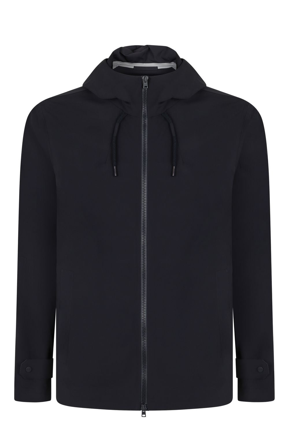 HERNO Tech Fabric Jacket with Adjustable Drawstring Hood - Men's