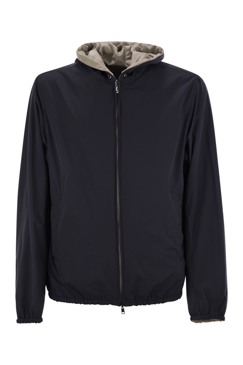 HERNO Reversible Hooded Bomber Jacket