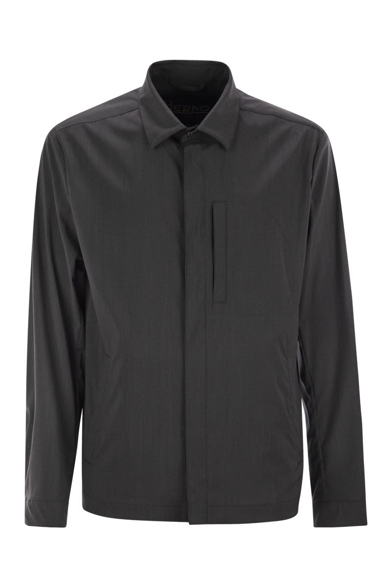 HERNO Lightweight Regular Fit Shirt-Cut Jacket