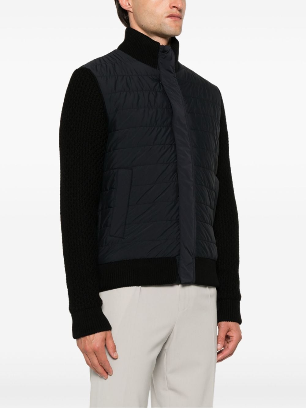 HERNO Resort Bomber Jacket - Men’s High Neck Design