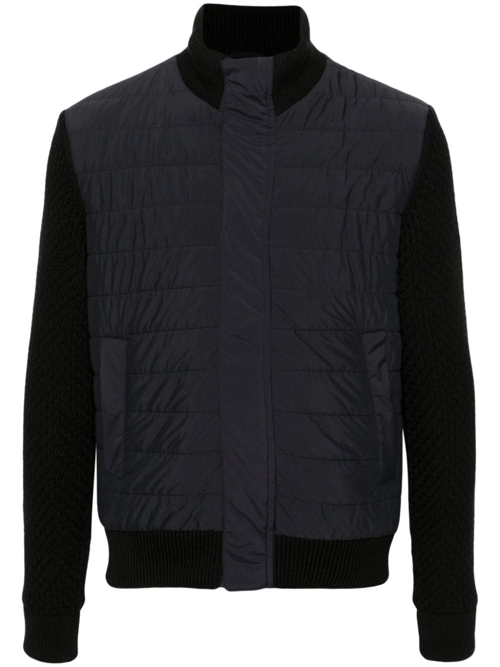 HERNO Resort Bomber Jacket - Men’s High Neck Design