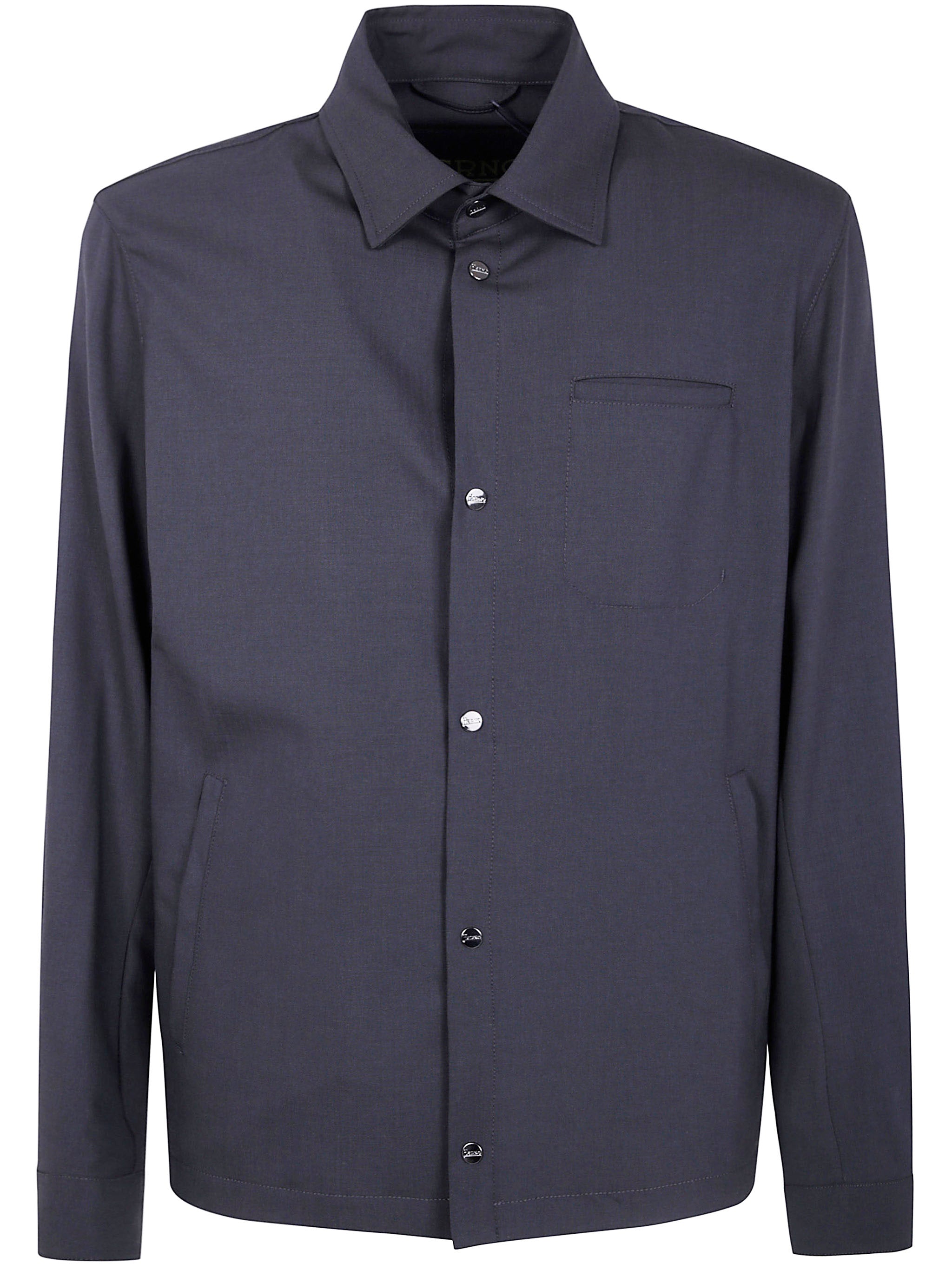 HERNO Men's Wool Blend Shirt Jacket - FW25