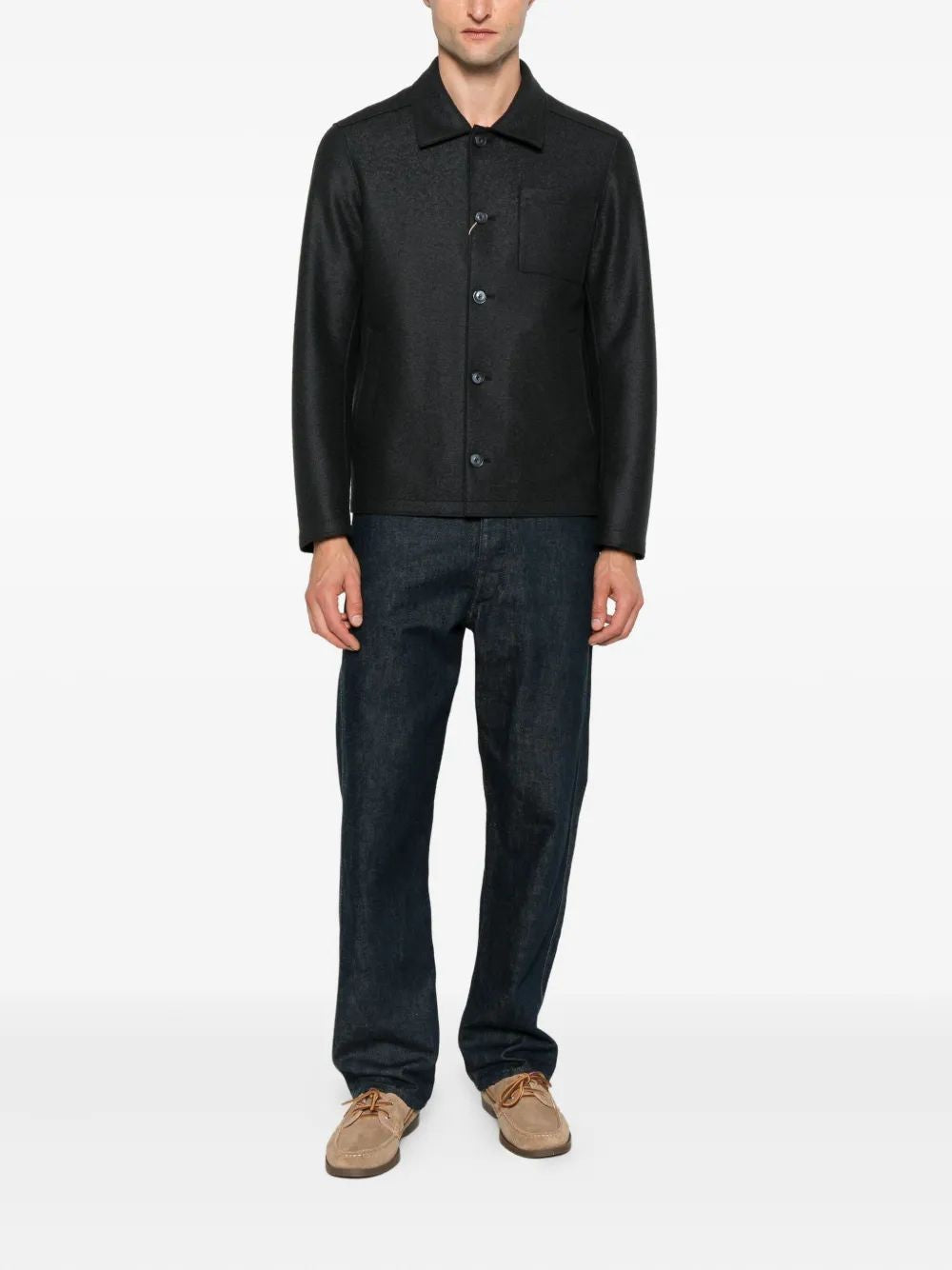 HERNO Men's Virgin Wool Shirt - FW25 Collection