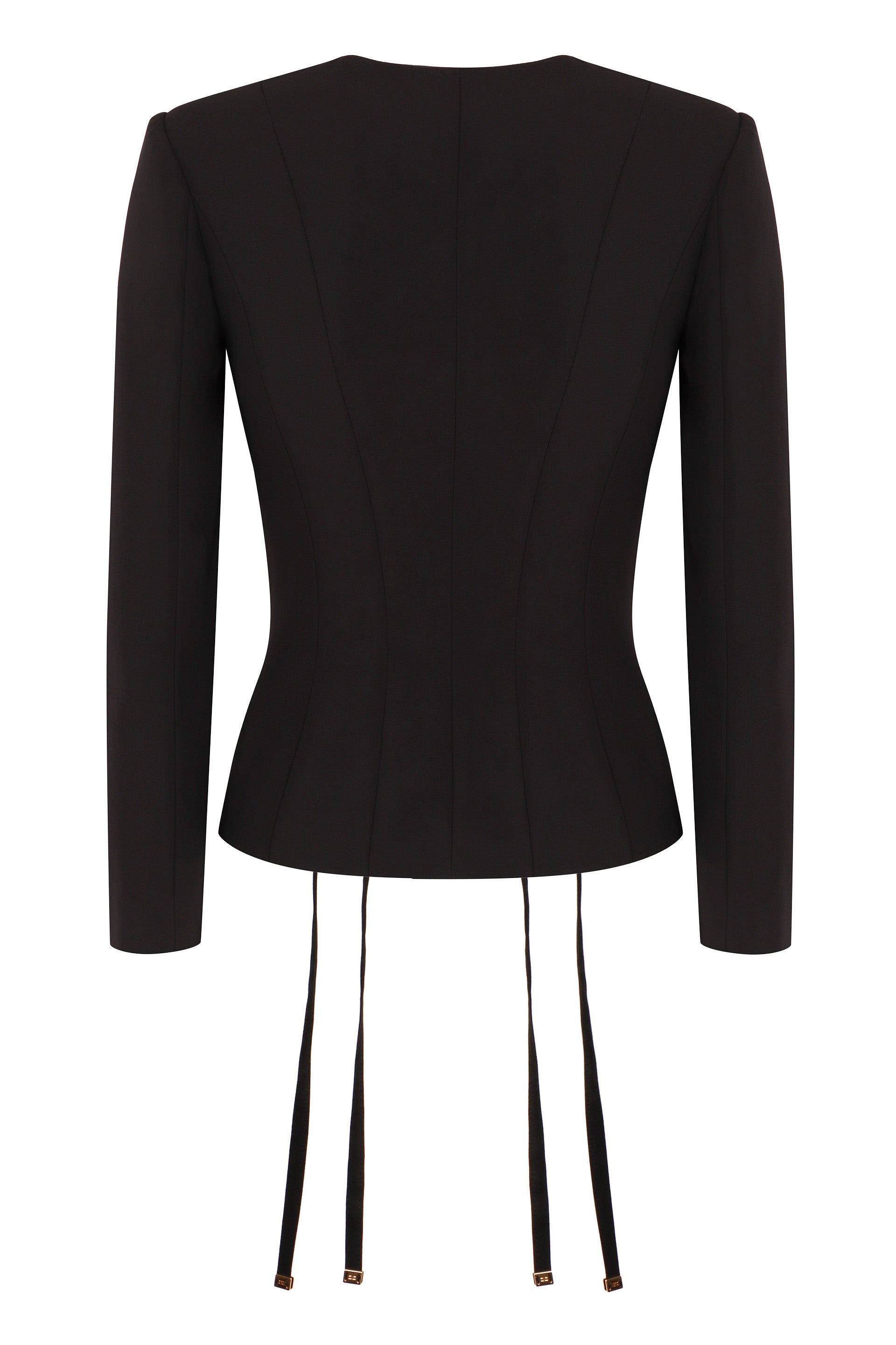 ELISABETTA FRANCHI Women’s Full Zip Jacket with Adjustable Straps