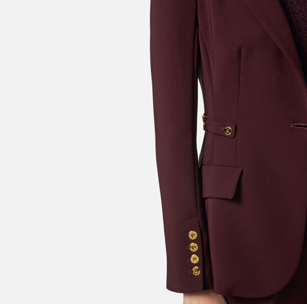 ELISABETTA FRANCHI Women's Polyester Jacket - Classic Fit