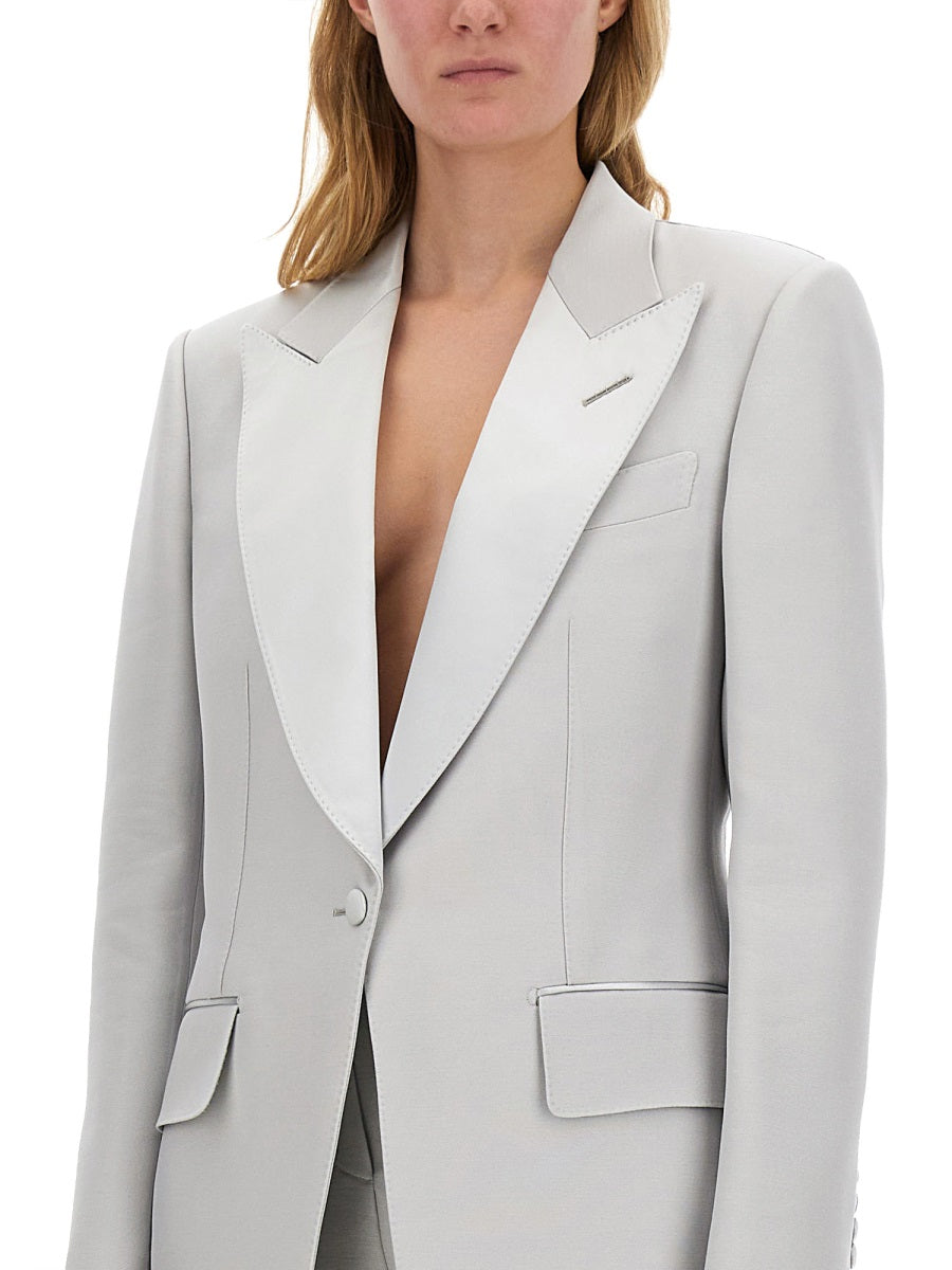 TOM FORD Single-Breasted Tuxedo Jacket - Size 42