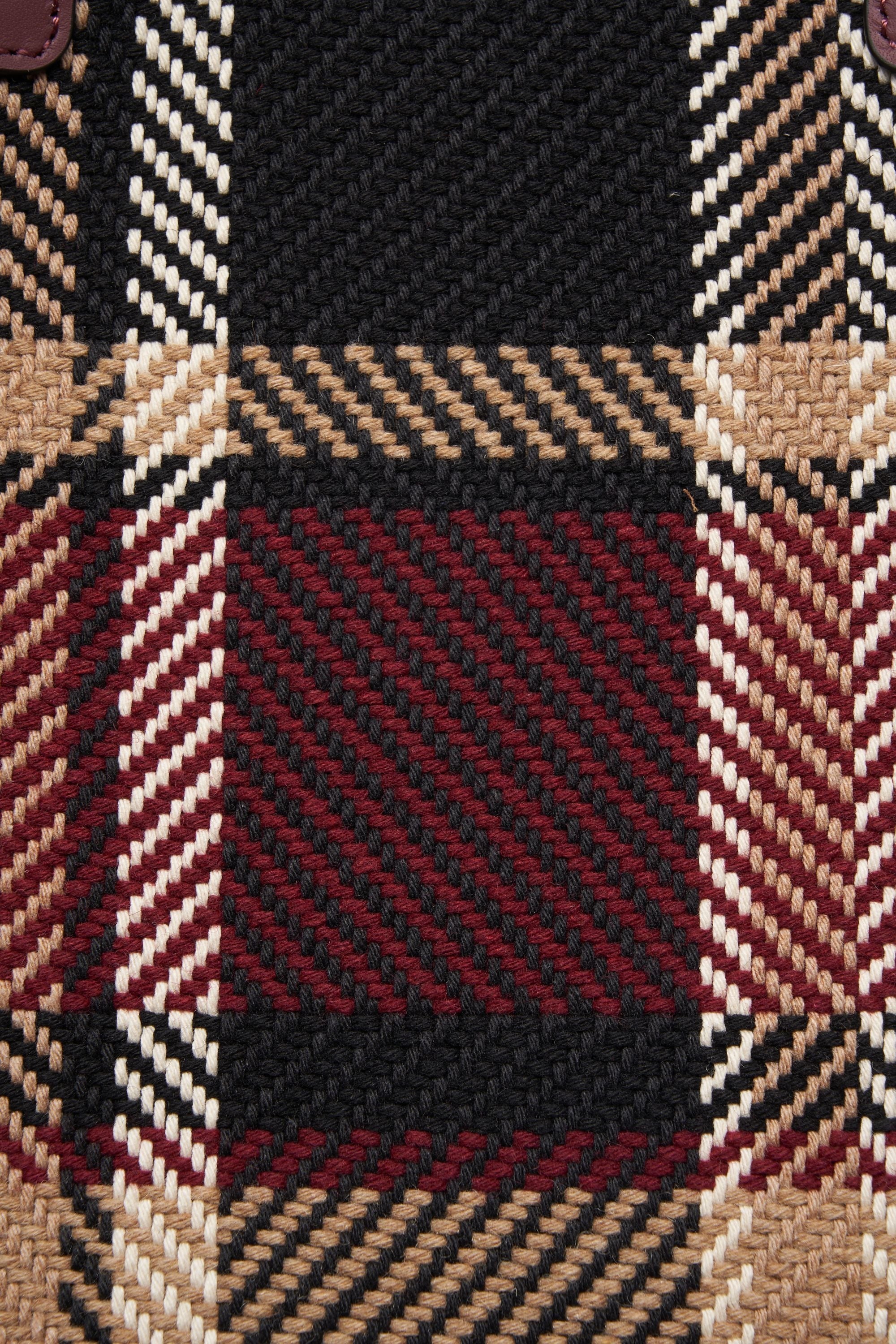 GIANNI CHIARINI Chic Plaid Shopper Bag