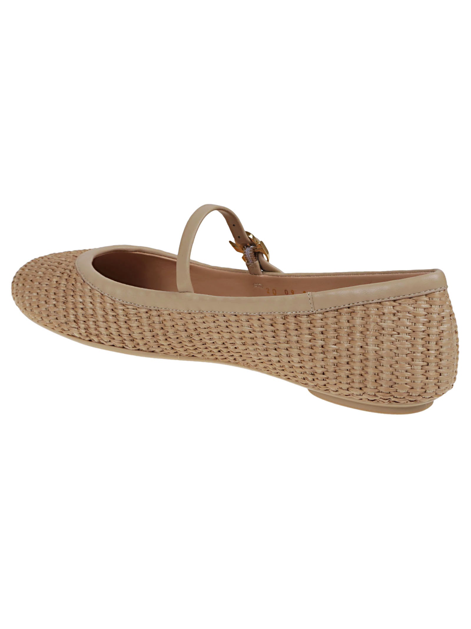 GIANVITO ROSSI Elegant Ballerinas with Golden Buckle