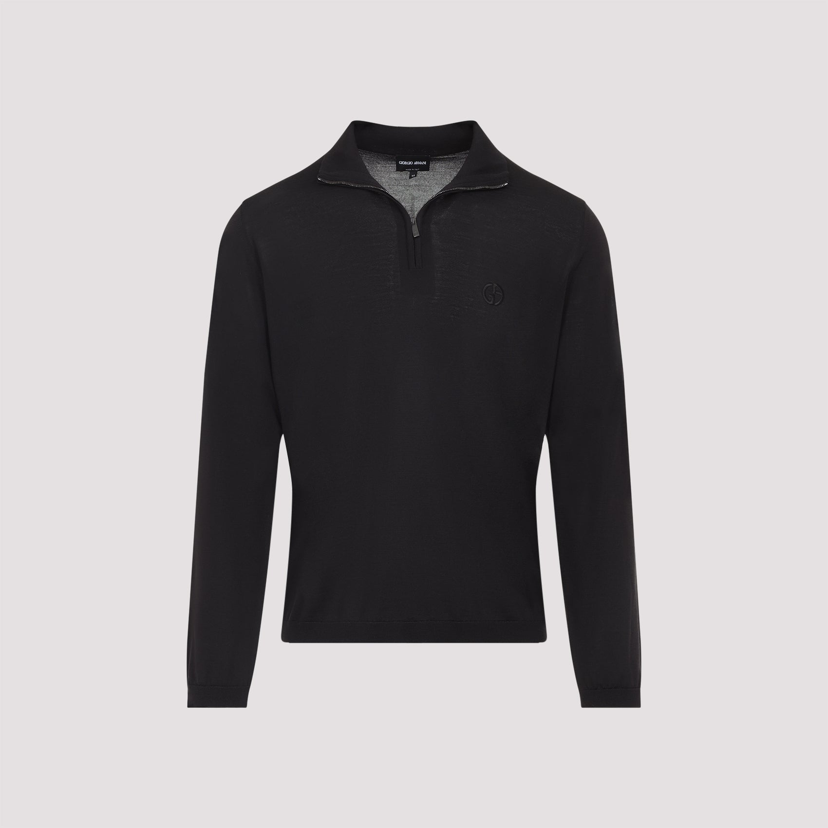 GIORGIO ARMANI Classic Virgin Wool Sweater for Men