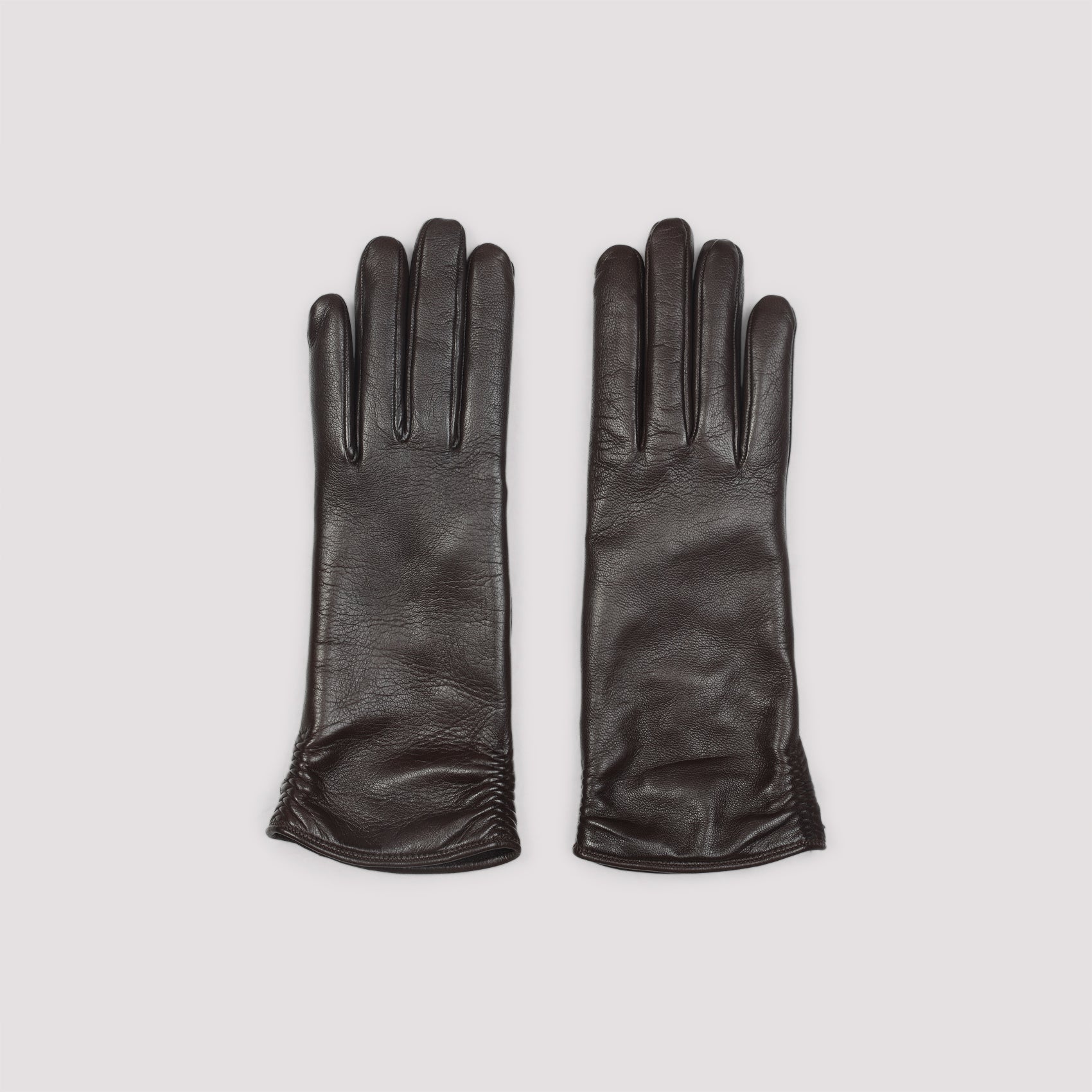 GIORGIO ARMANI Luxury Lamb Leather Gloves for Women