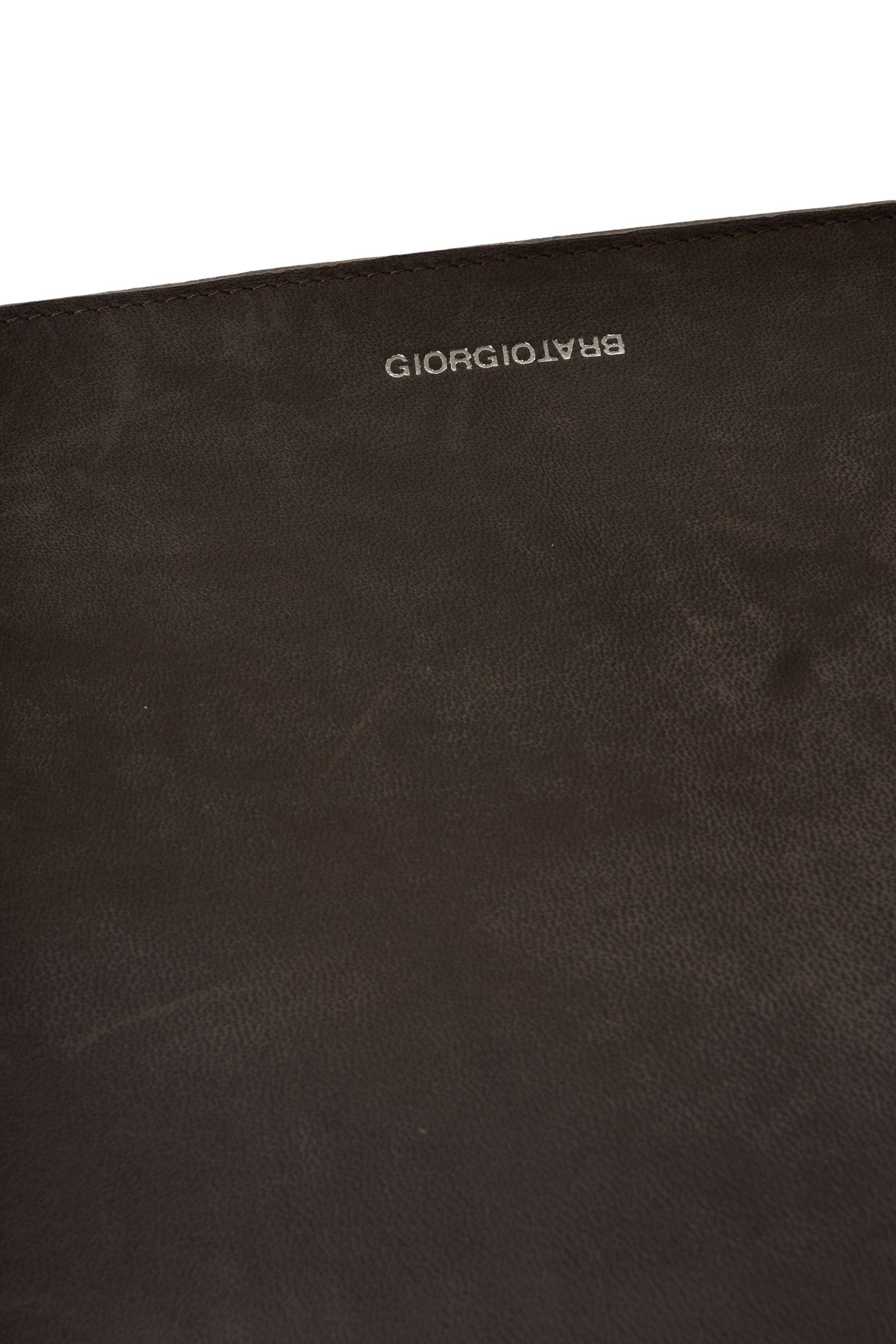 GIORGIO BRATO Elegant Mini Leather Pochette - 30 x 20 cm