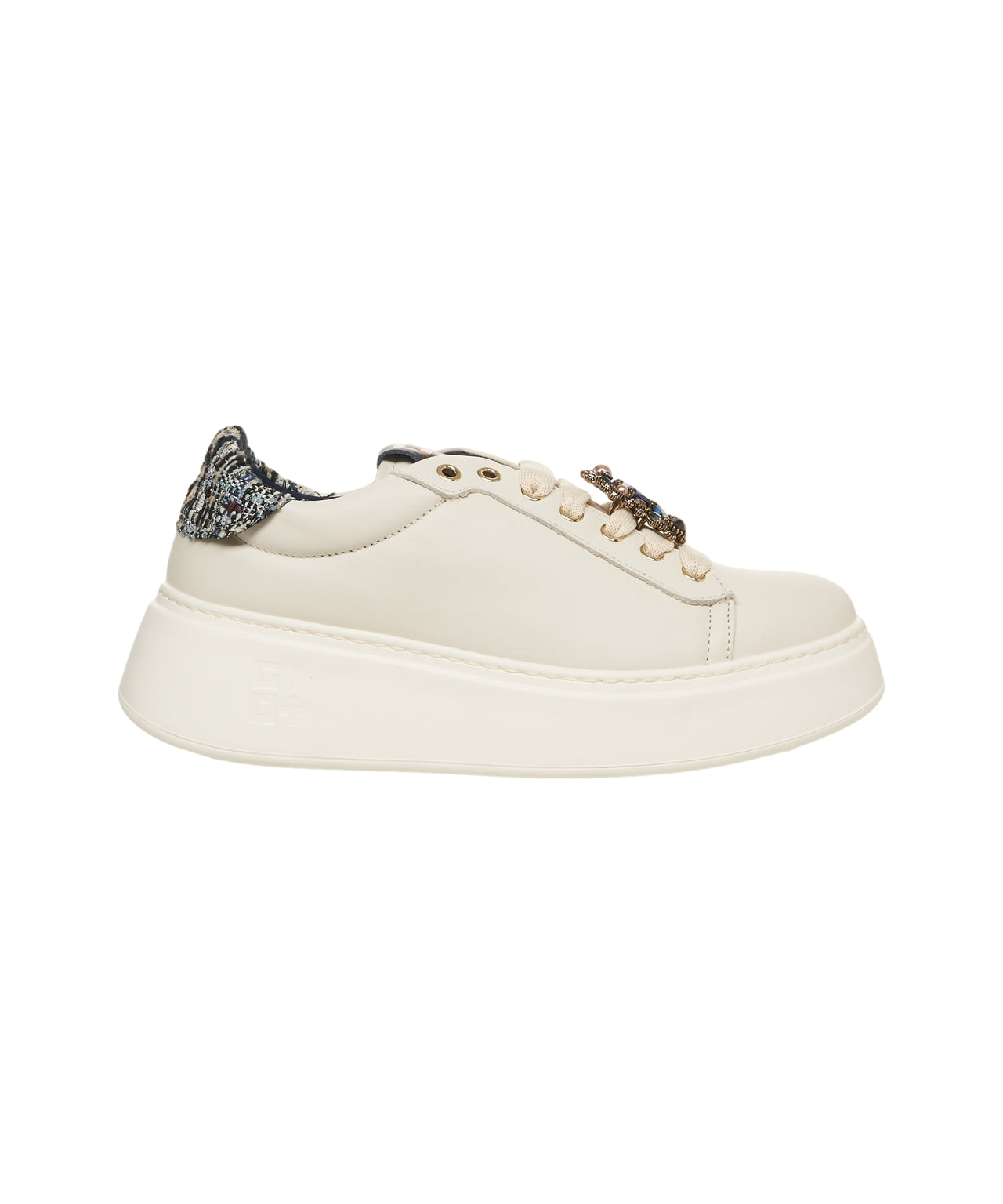 GIO+ Women's Elevated Leather Sneaker with Distinctive Sole