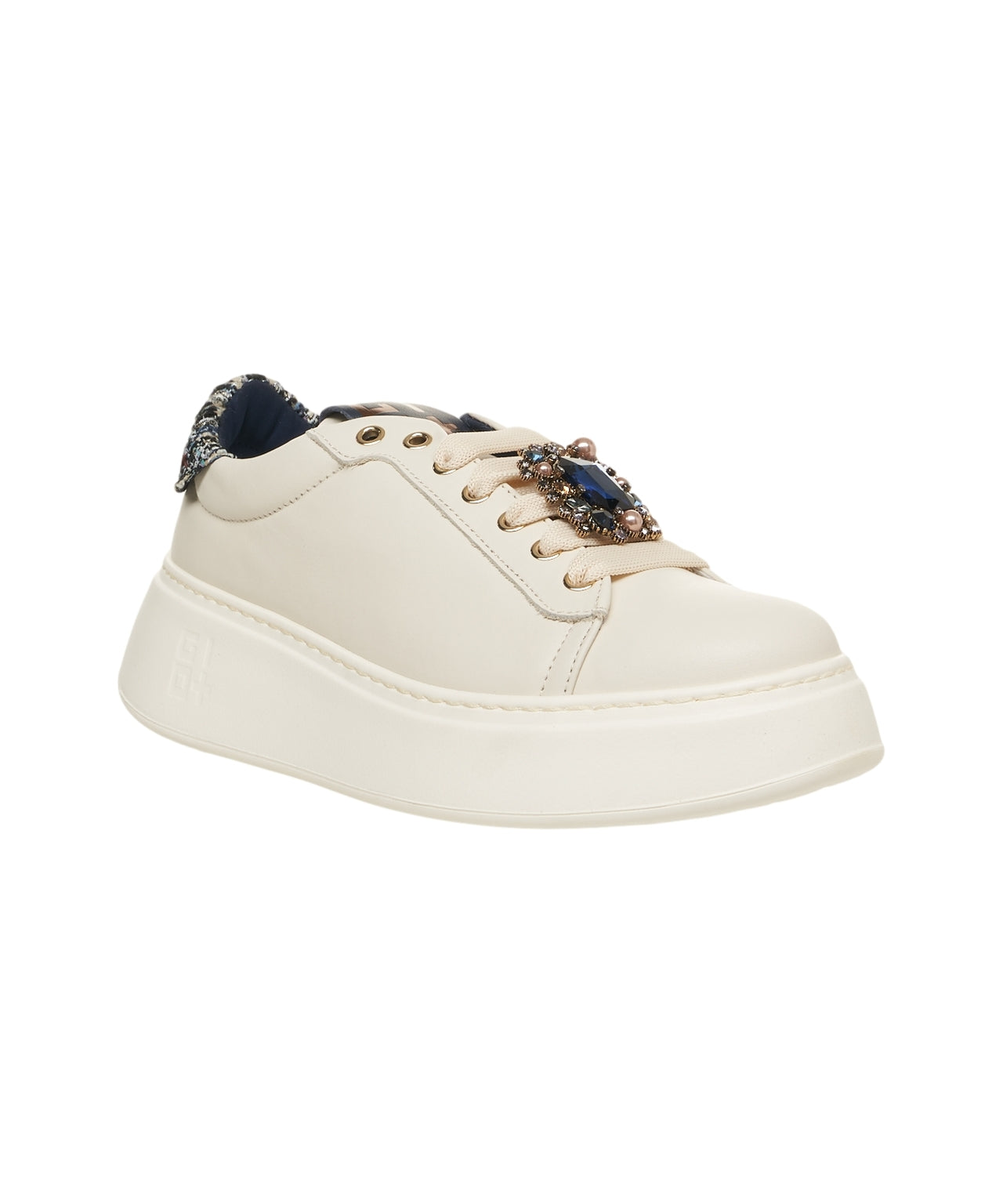 GIO+ Women's Elevated Leather Sneaker with Distinctive Sole