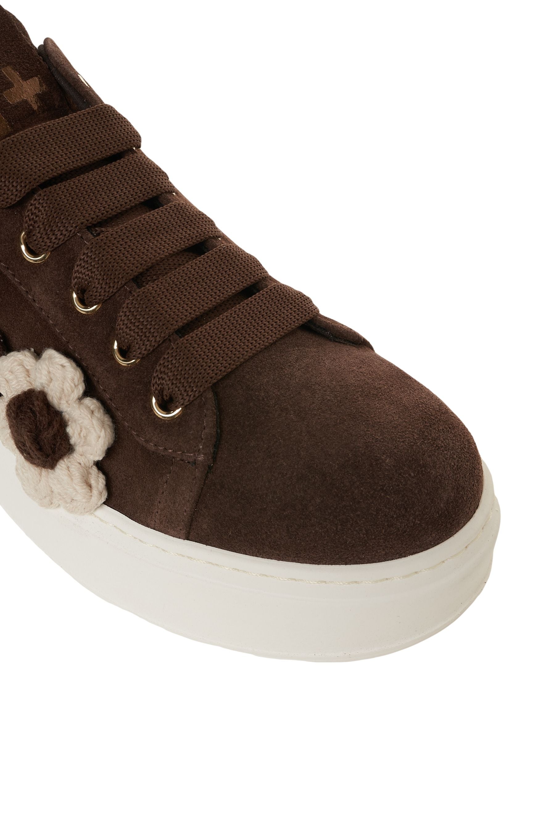 GIO+ Platform Sneaker with Floral Details