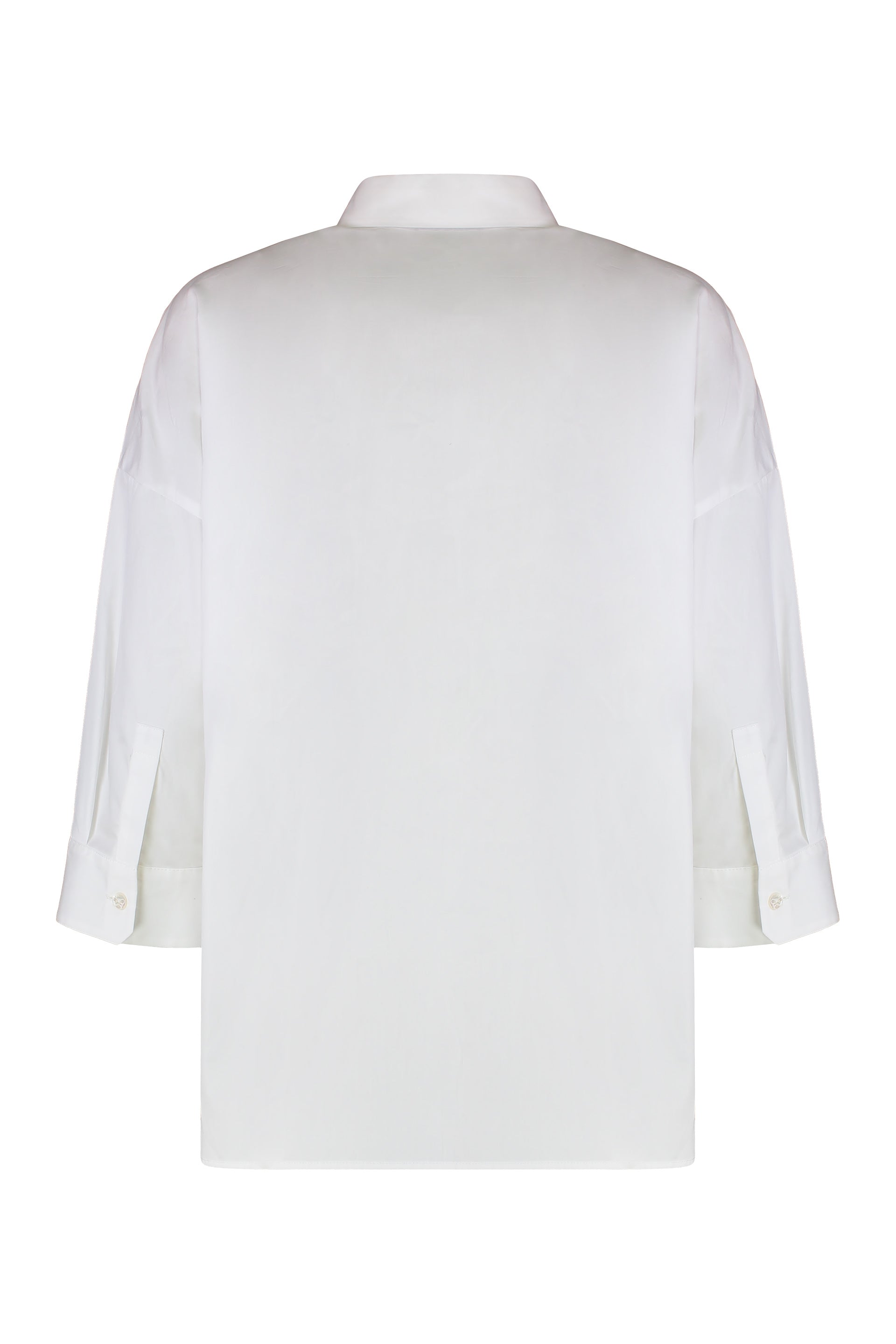 WEEKEND MAX MARA Cotton Poplin Shirt with Front Pocket