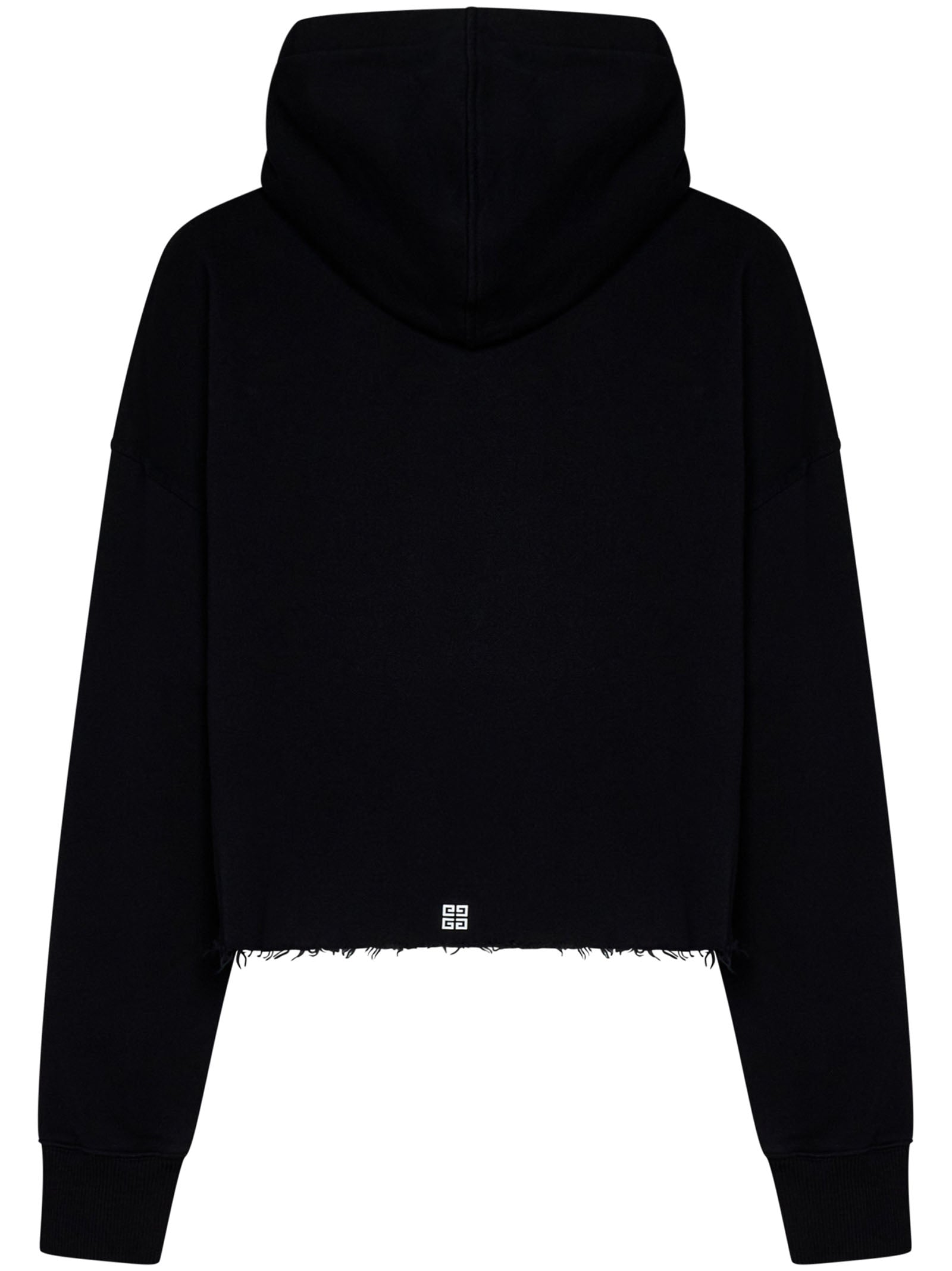 GIVENCHY Cropped Hoodie Mini Sweater for Women