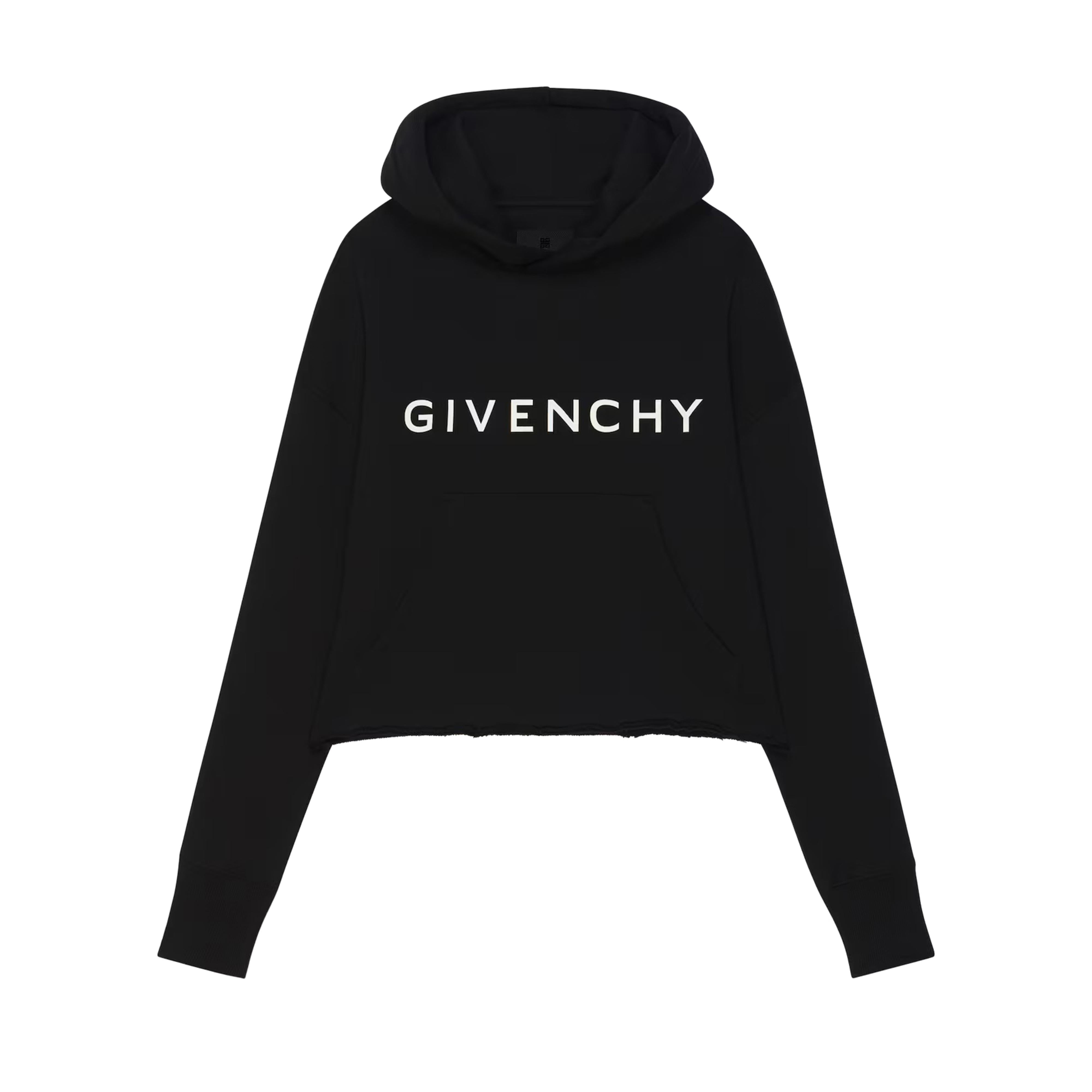 GIVENCHY Cropped Hoodie Mini Sweater for Women