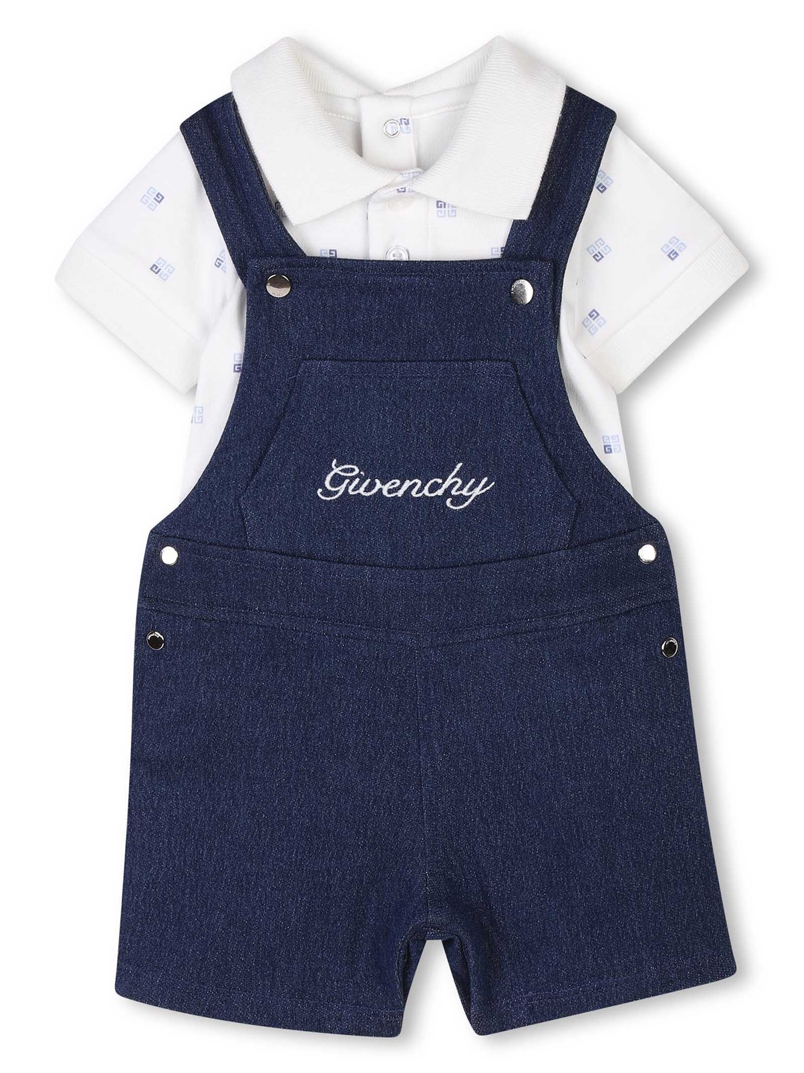GIVENCHY KIDS Boys' Mini Dungaree and Playsuit Set
