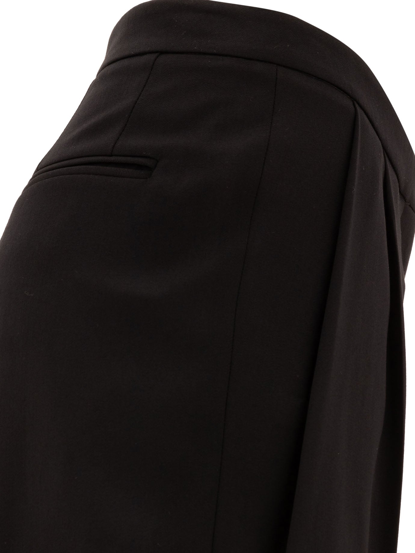 GIVENCHY Wool Pleated Trousers - Regular Fit, High Waist