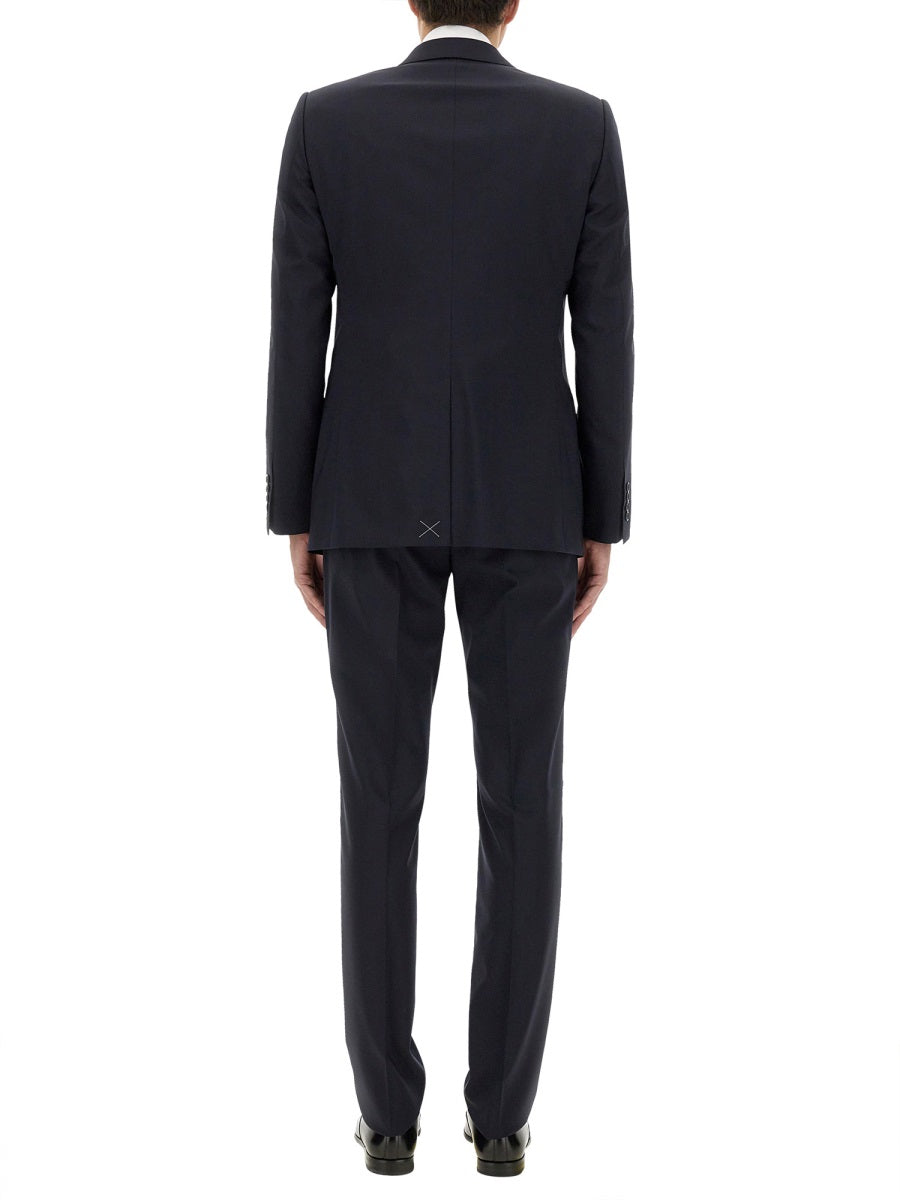 DOLCE & GABBANA Men's Regular Fit Single Breasted Martini Suit - Size 50