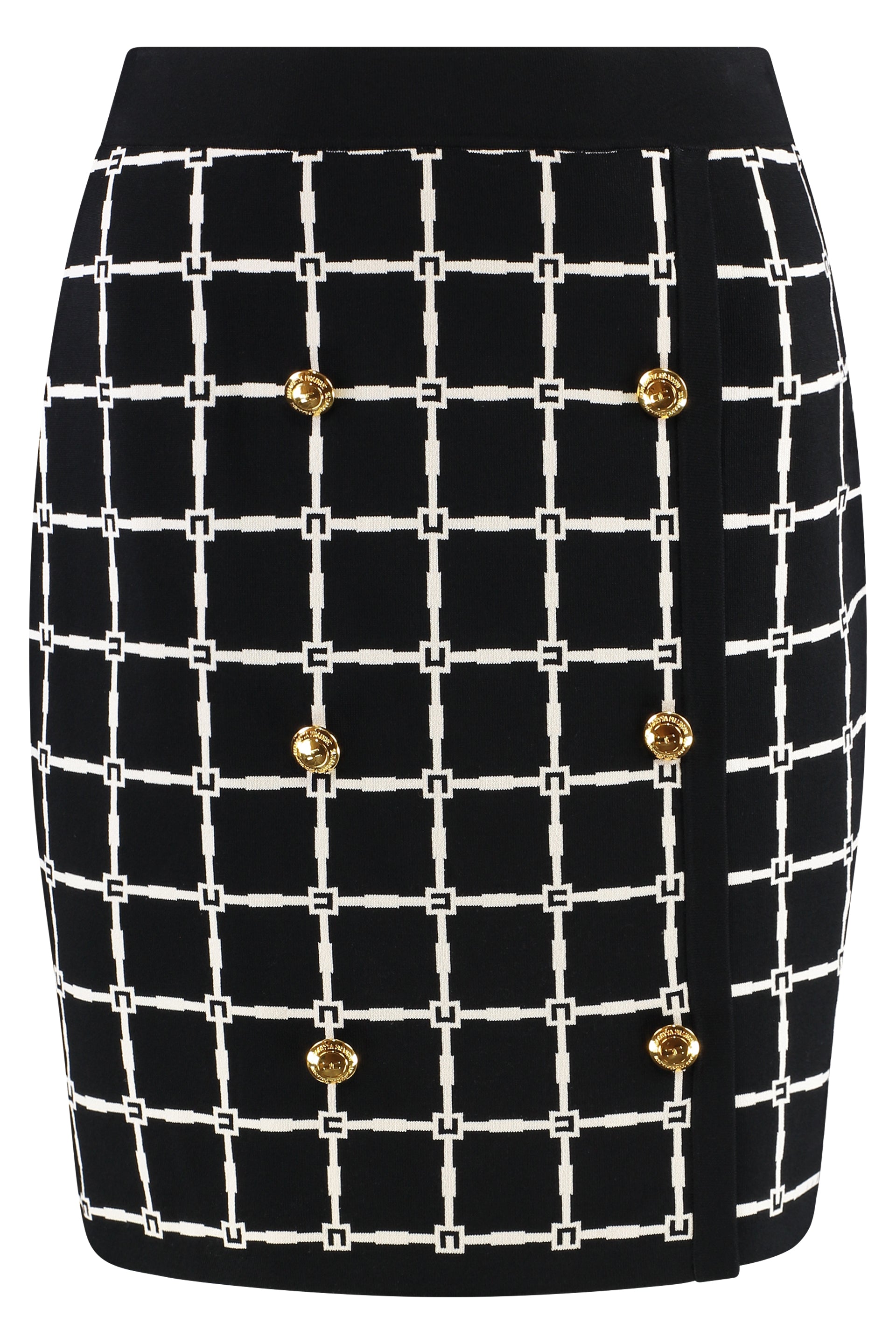 ELISABETTA FRANCHI Chic Knit Mini Skirt