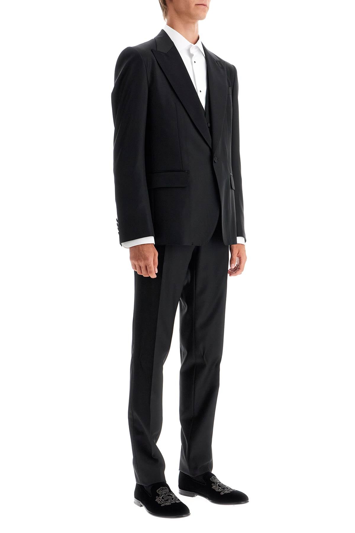 DOLCE & GABBANA Tailored Wool Blend Suit for Men - FW24