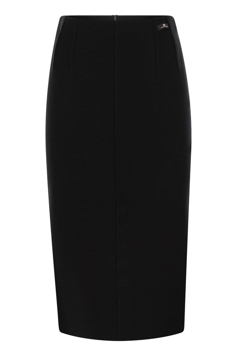 ELISABETTA FRANCHI High-Waisted Fitted Pencil Skirt
