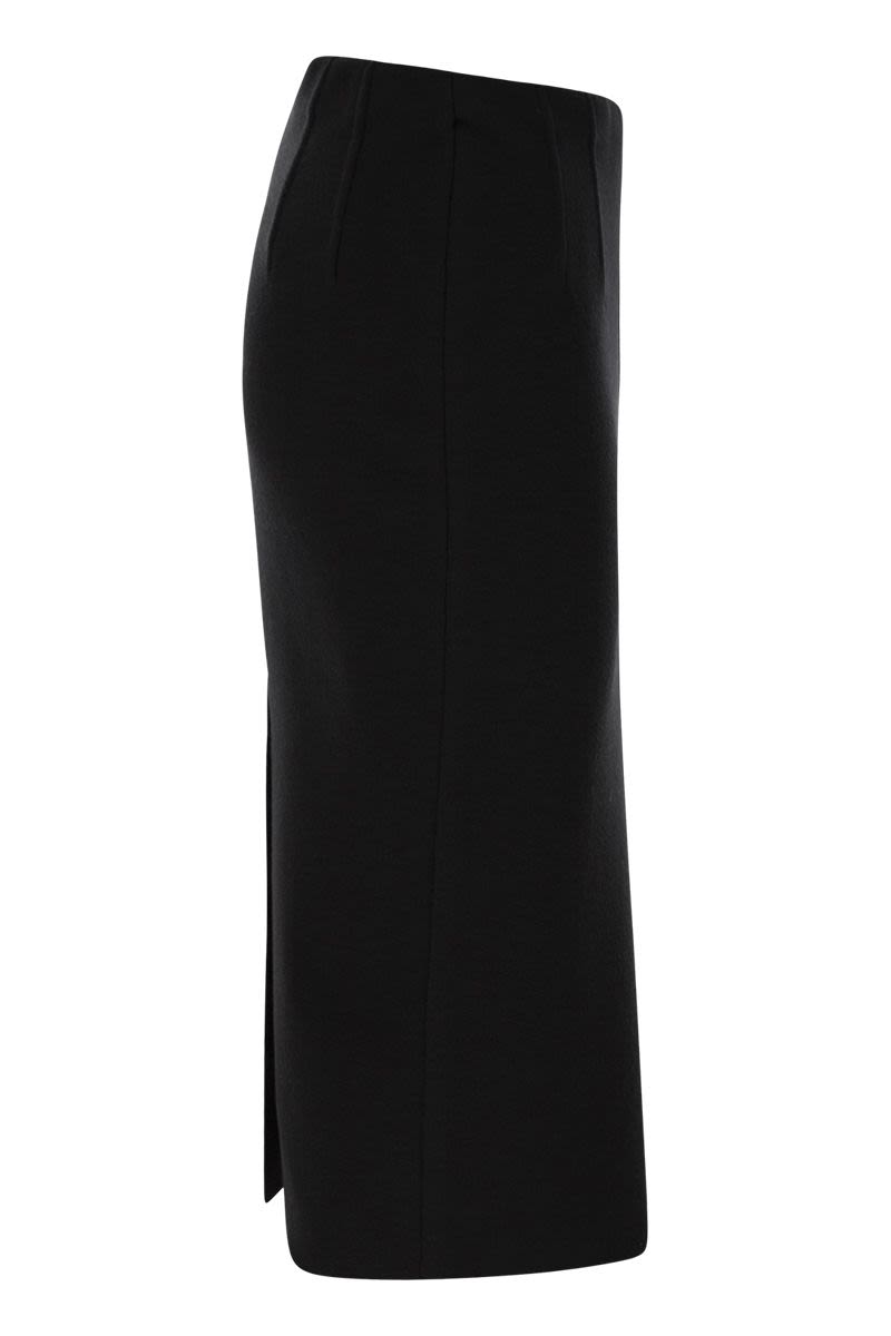 ELISABETTA FRANCHI High-Waisted Fitted Pencil Skirt
