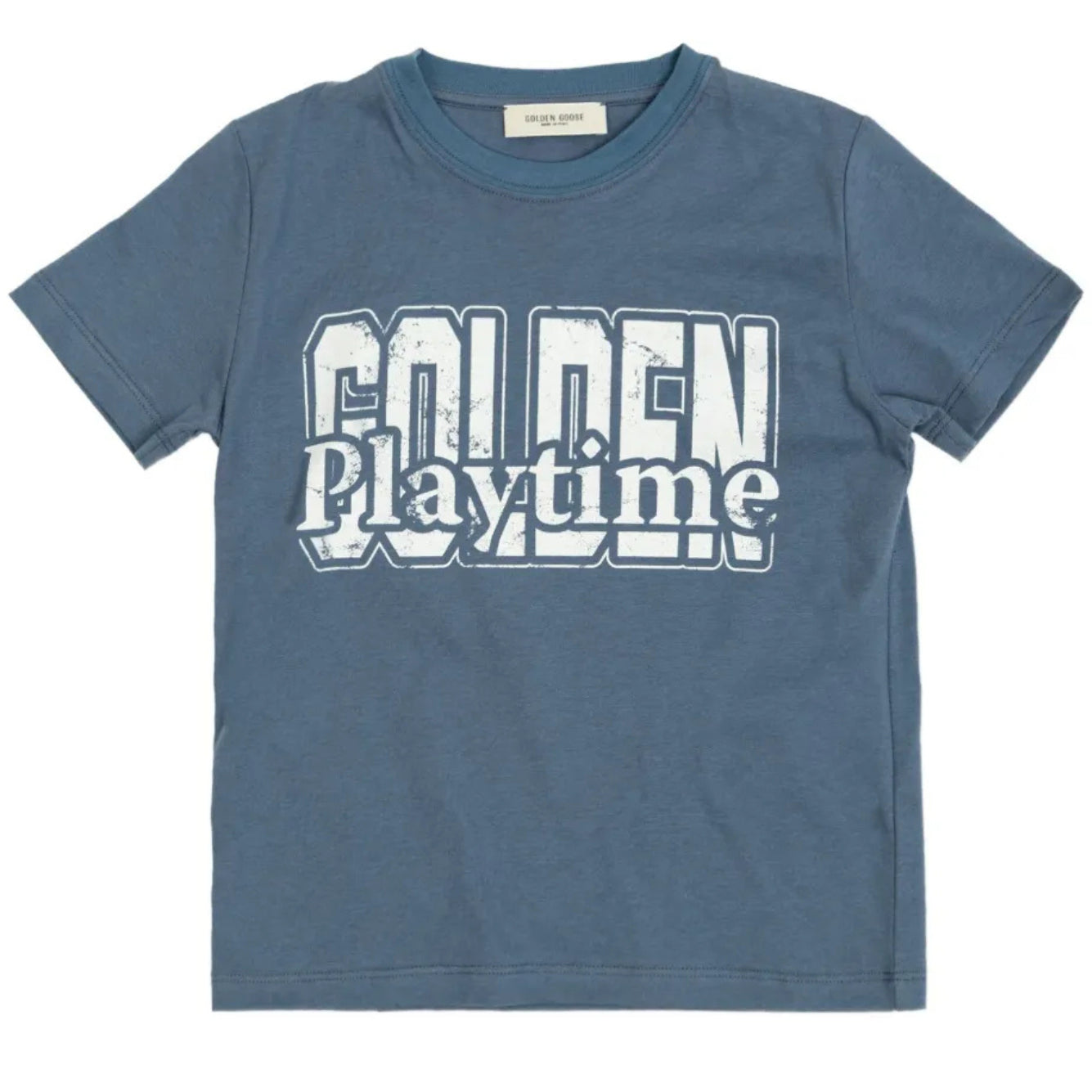GOLDEN GOOSE Mini Cotton T-Shirt for Boys
