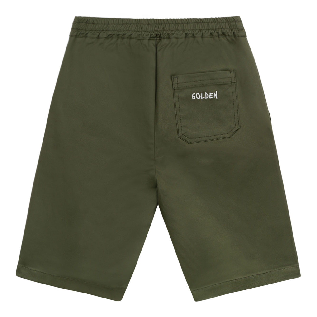 GOLDEN GOOSE Mini Cotton Spandex Shorts for Boys