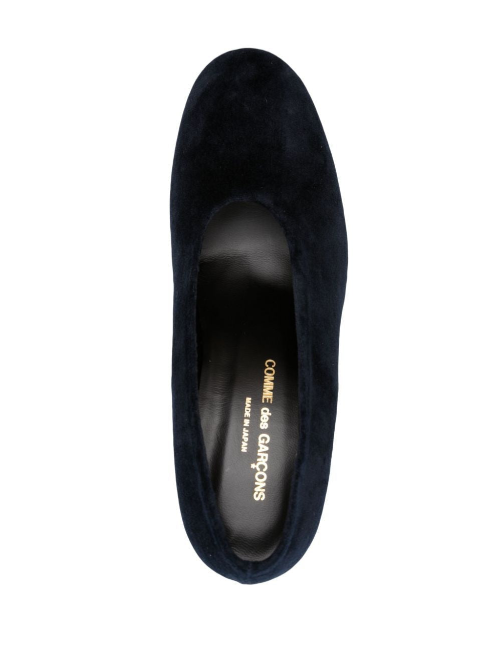 COMME DES GARÇONS PLAY Velvet Round-Toe Pumps for Women - FW23 Collection