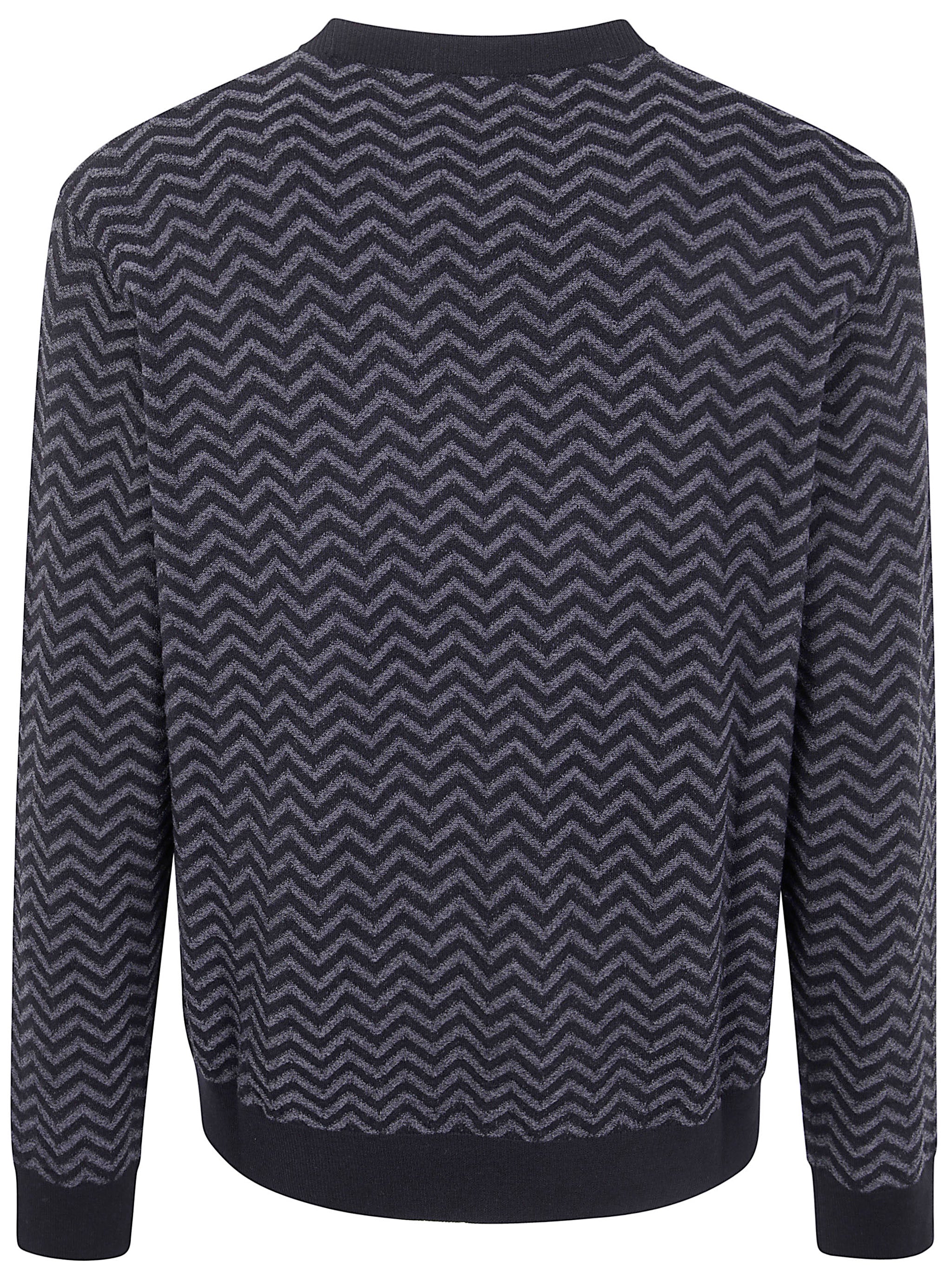 GIORGIO ARMANI Men's Wool Sweater - FW25 Collection