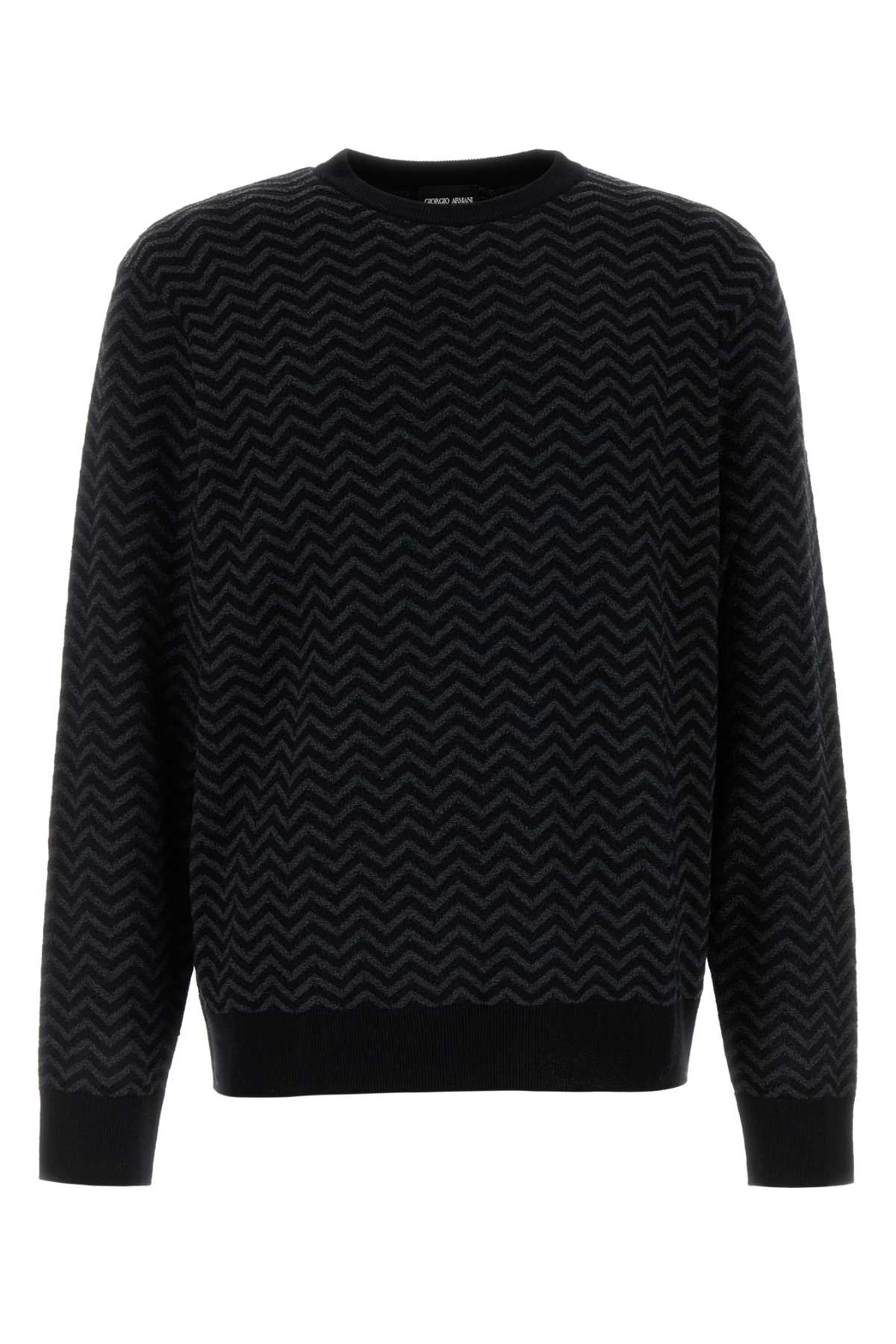 GIORGIO ARMANI Men's Wool Sweater - FW25 Collection