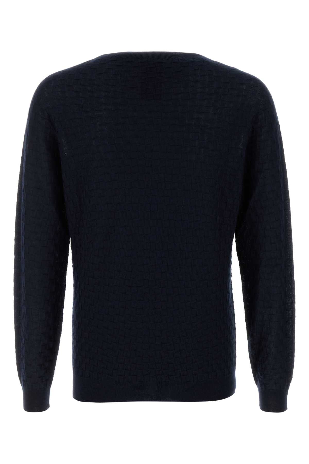 GIORGIO ARMANI Cashmere Blend Crewneck Sweater - Men's