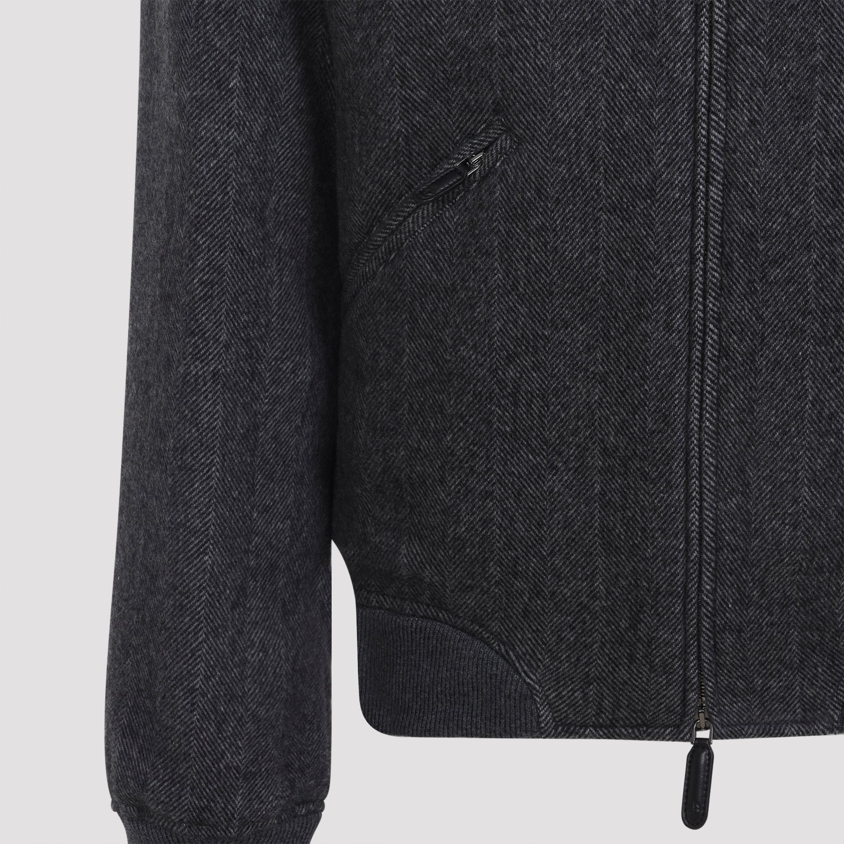 GIORGIO ARMANI Cashmere Blouson Jacket for Men - FW25 Collection