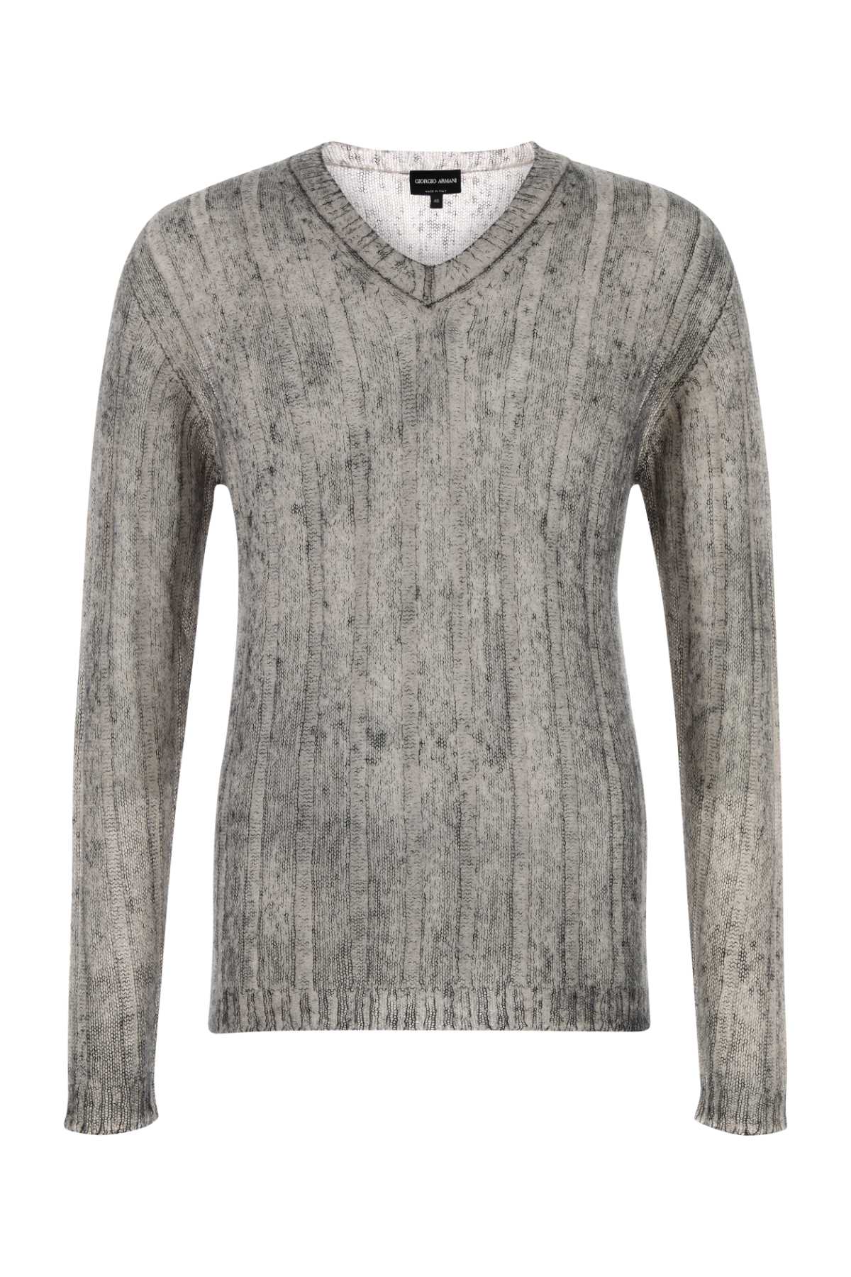 GIORGIO ARMANI Mohair Blend V Neck Sweater for Men
