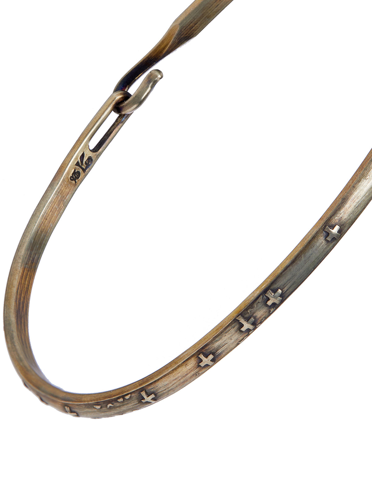 WERKSTATT:MUNCHEN Men's Sleek Silver Bracelet