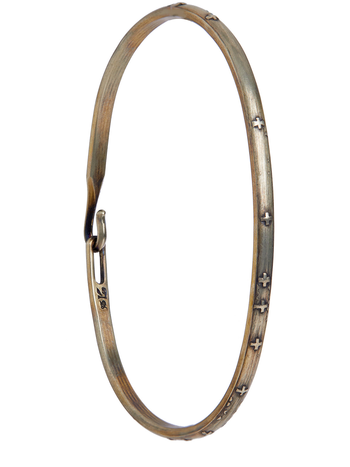 WERKSTATT:MUNCHEN Men's Sleek Silver Bracelet