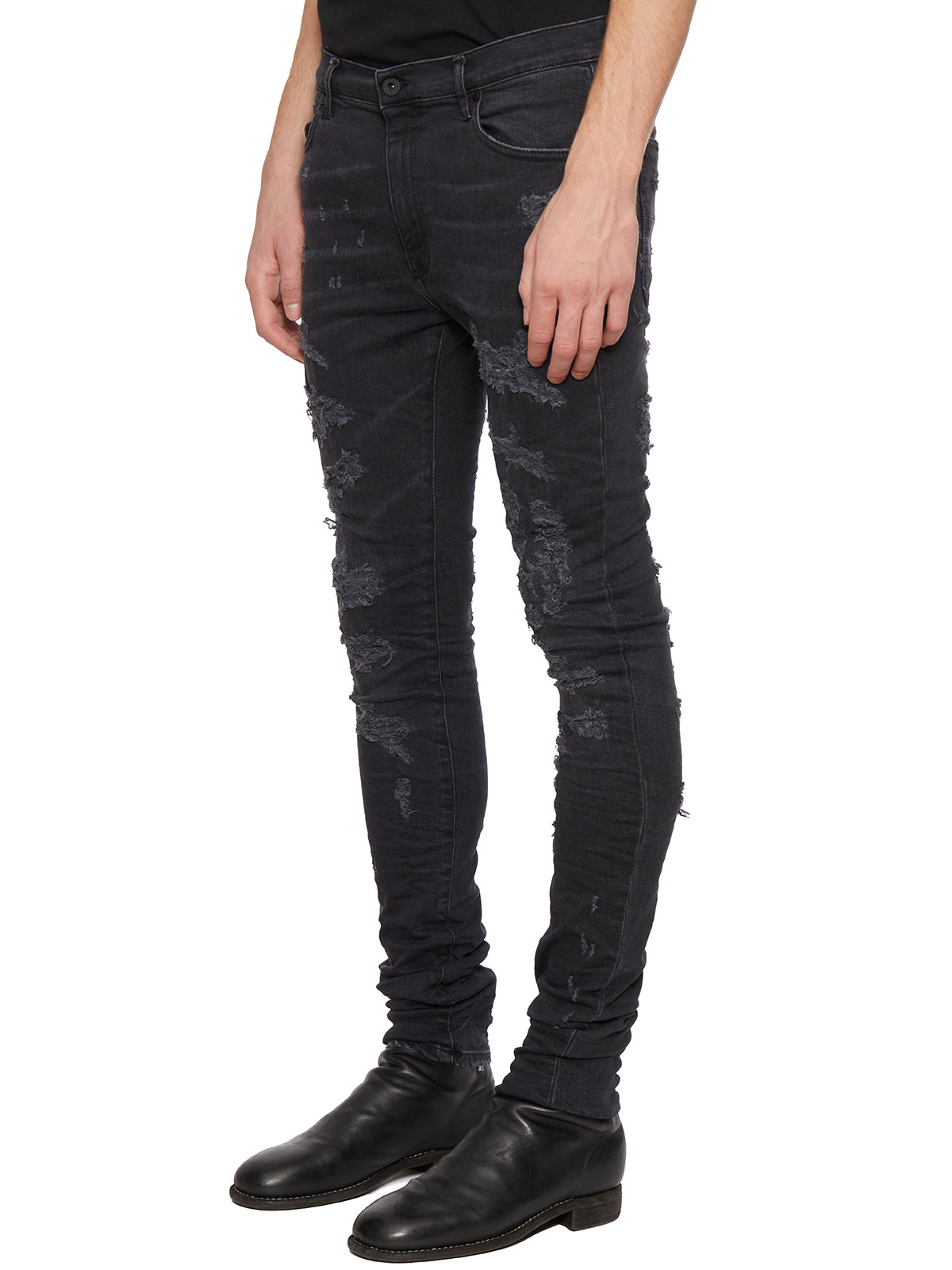 MD75 Skinny Jeans with Distressed Detailing - Size 32