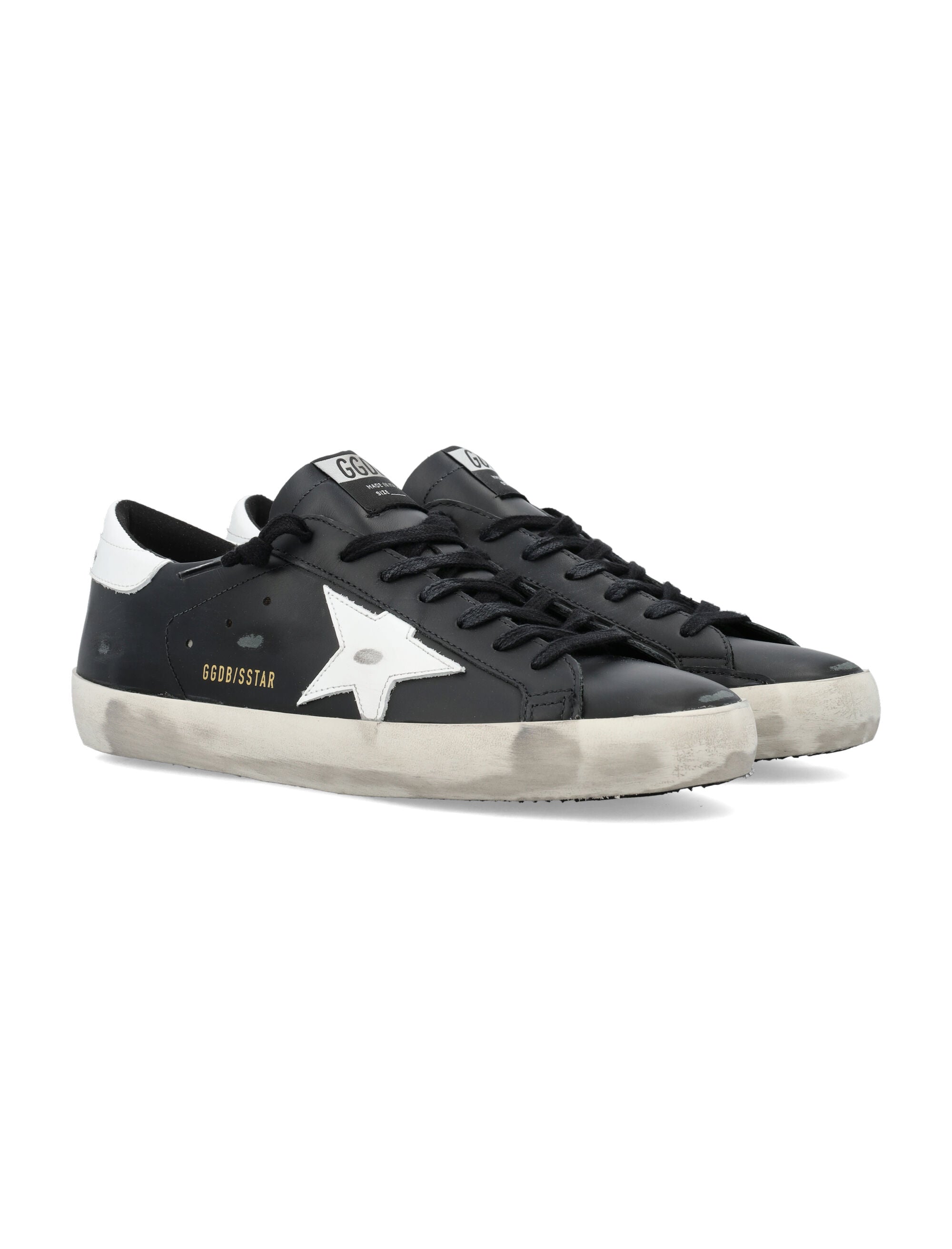 GOLDEN GOOSE Super-Star Leather Sneakers for Men