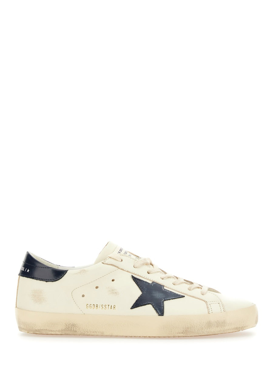 GOLDEN GOOSE Distressed Superstar Men's Sneaker