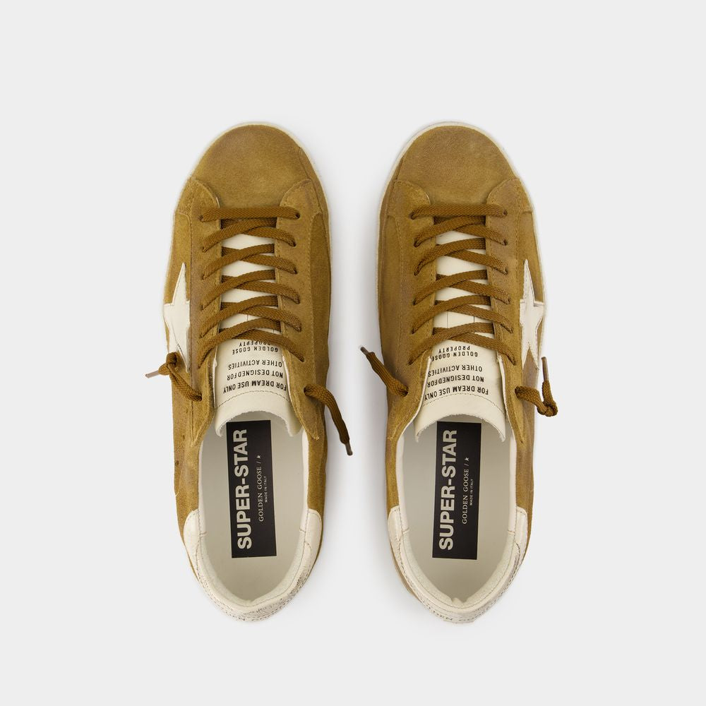 GOLDEN GOOSE Suede Upper and Toe Leather Sneakers for Women