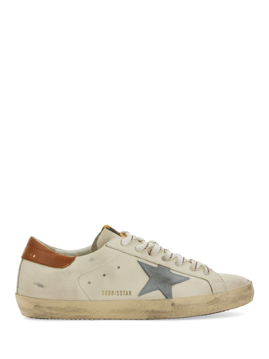GOLDEN GOOSE SUPER STAR LEATHER SNEAKERS for Men
