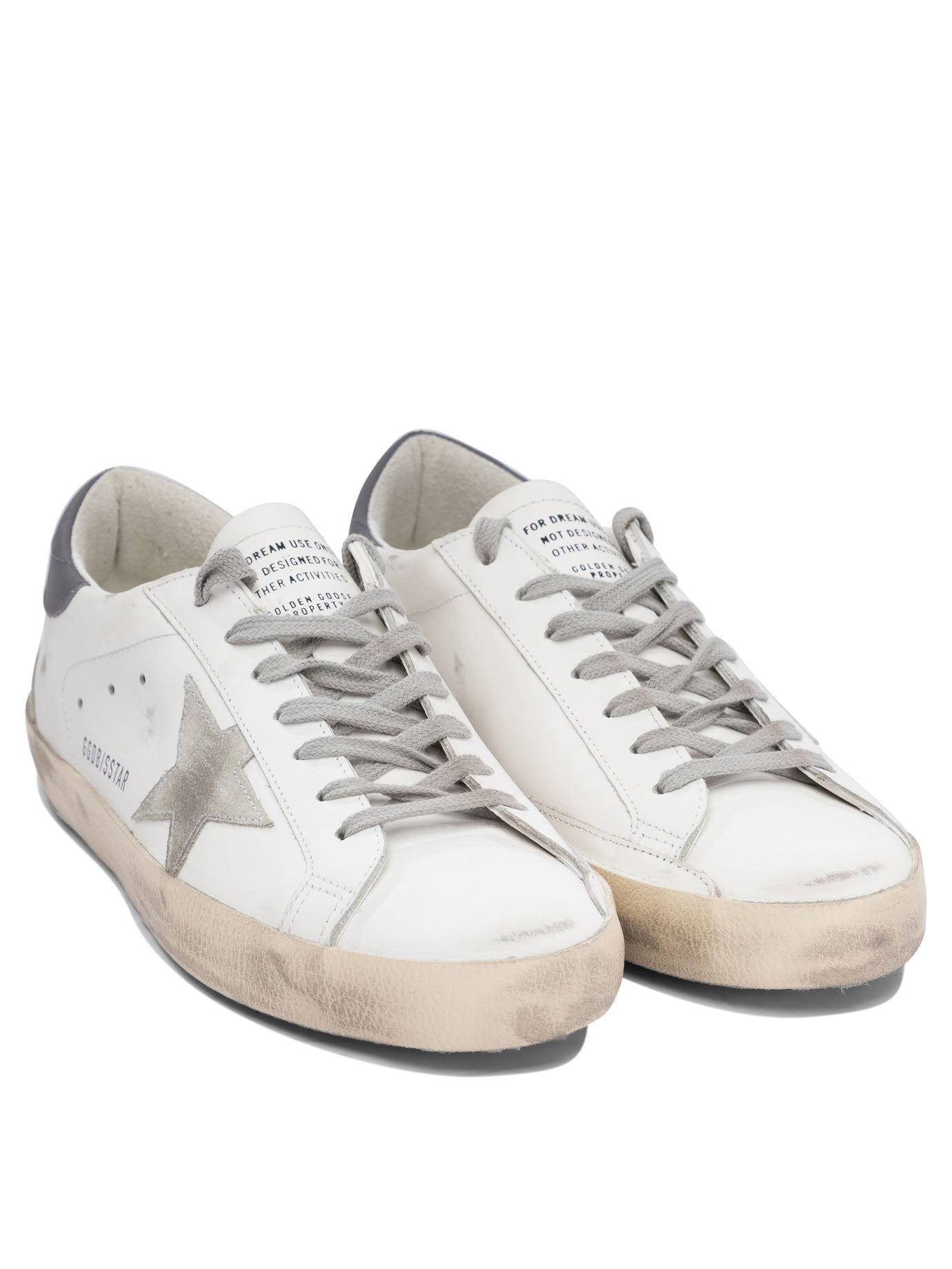 GOLDEN GOOSE Men's Casual Leather Upper Sneaker with Suede Star and Spur