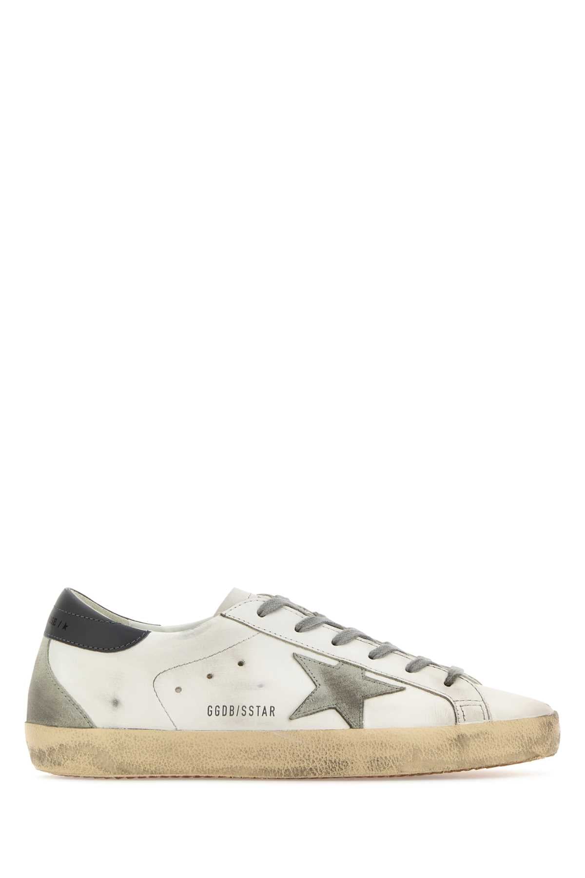 GOLDEN GOOSE Classic Multicolor Leather Superstar Sneakers for Men