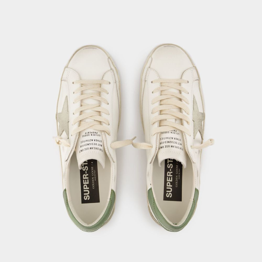 GOLDEN GOOSE Super-Star Leather Upper Suede Star Sneakers