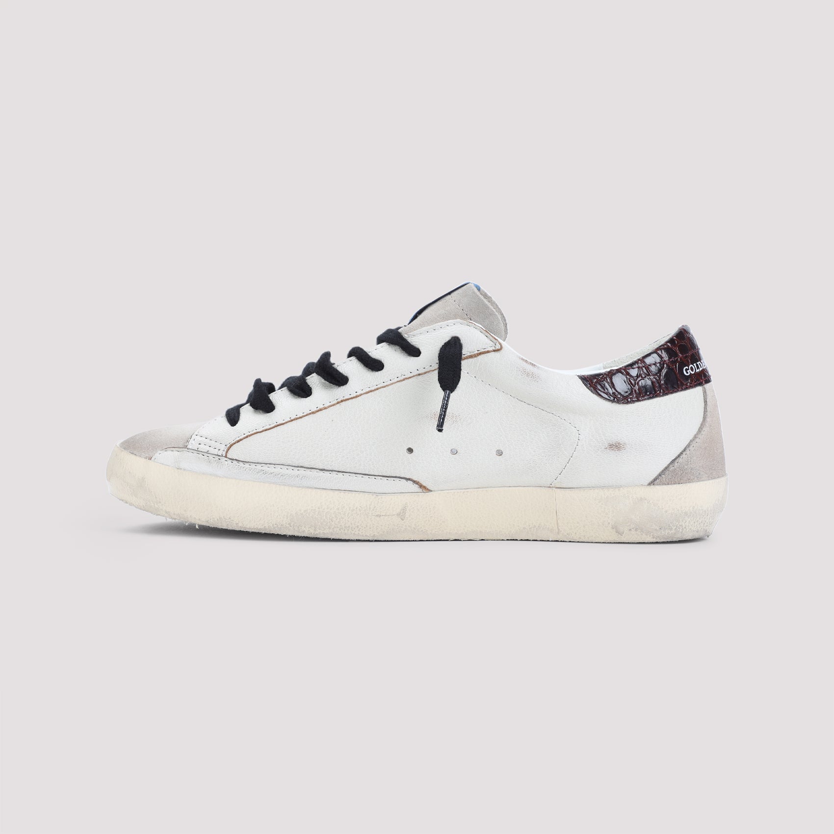 GOLDEN GOOSE Classic Lace-Up Sneakers with Vintage Effect